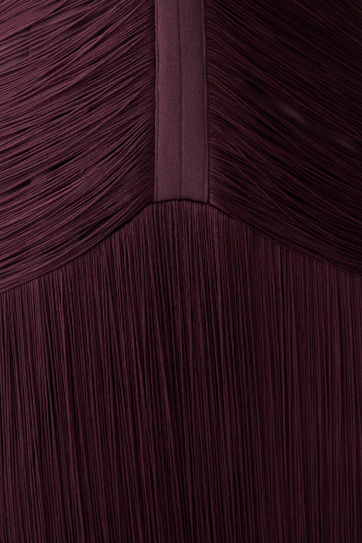 Tiffany Fringe Maxi Dress - Plum
