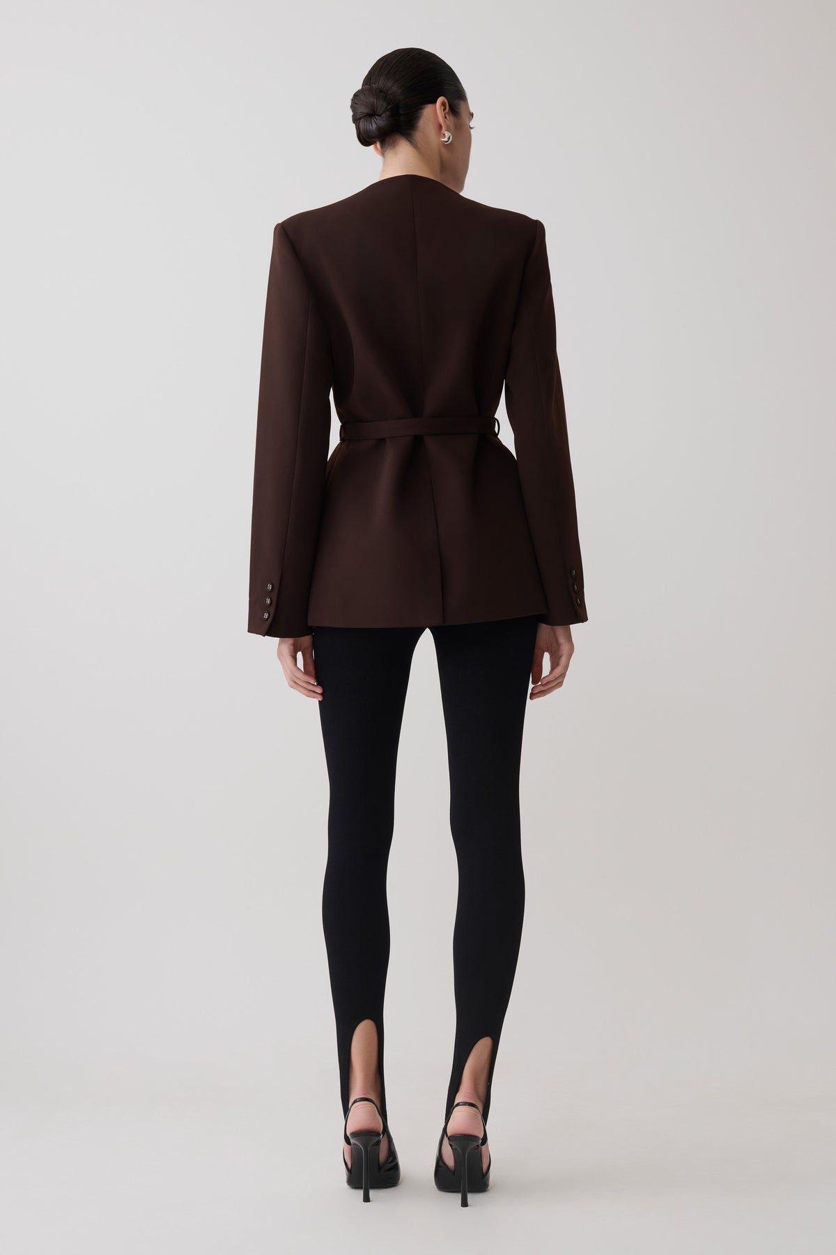 Valerie Stirrup Leggings - Black