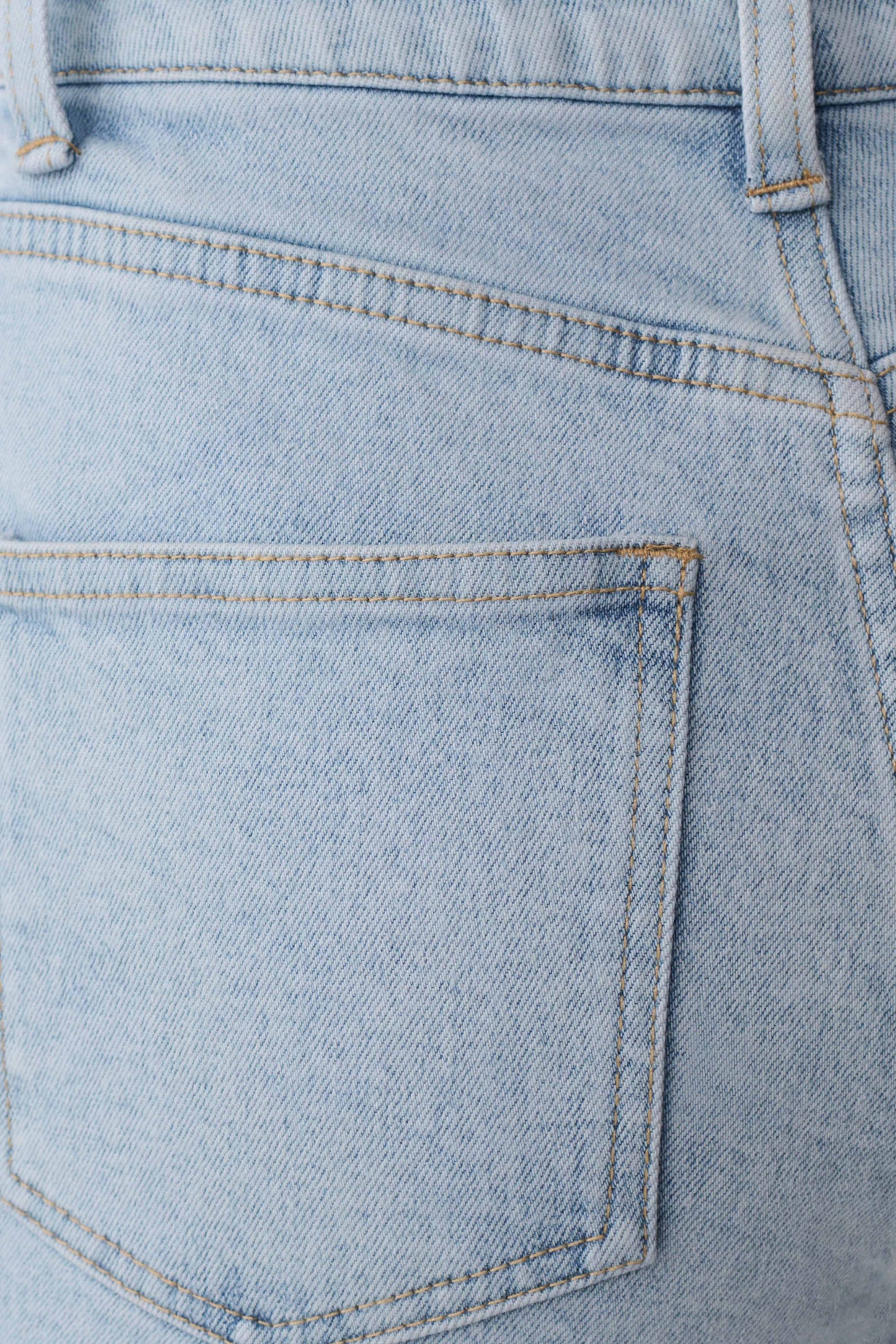 Mary Denim Capris - Light Blue