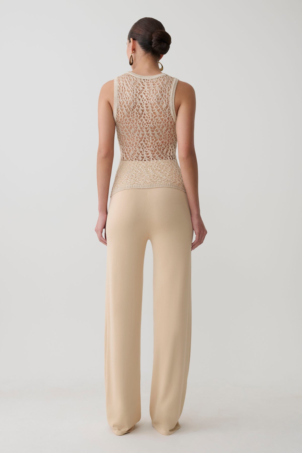 Eloise Pearl Beaded Top - Cream