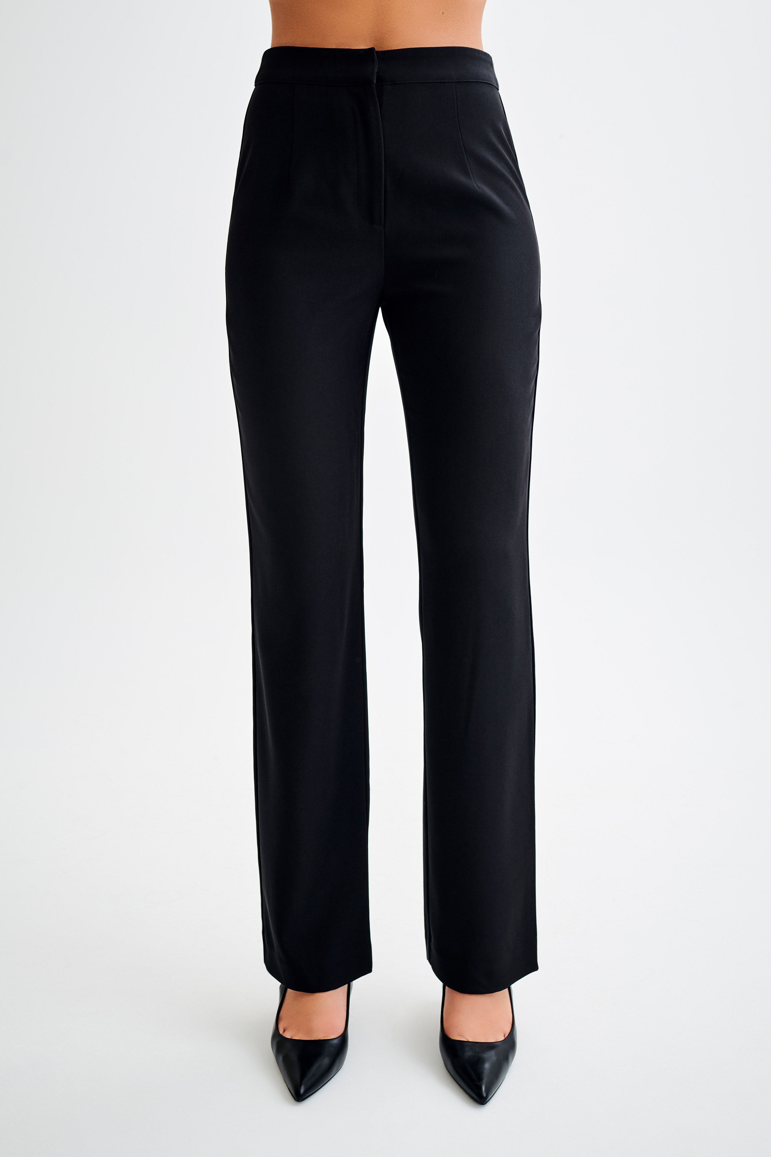 straight leg dress pants for women Lee Women's Relaxed Pants, Imperial Blue, 12 Long Full Length Flattering Ladies Suit Pants |