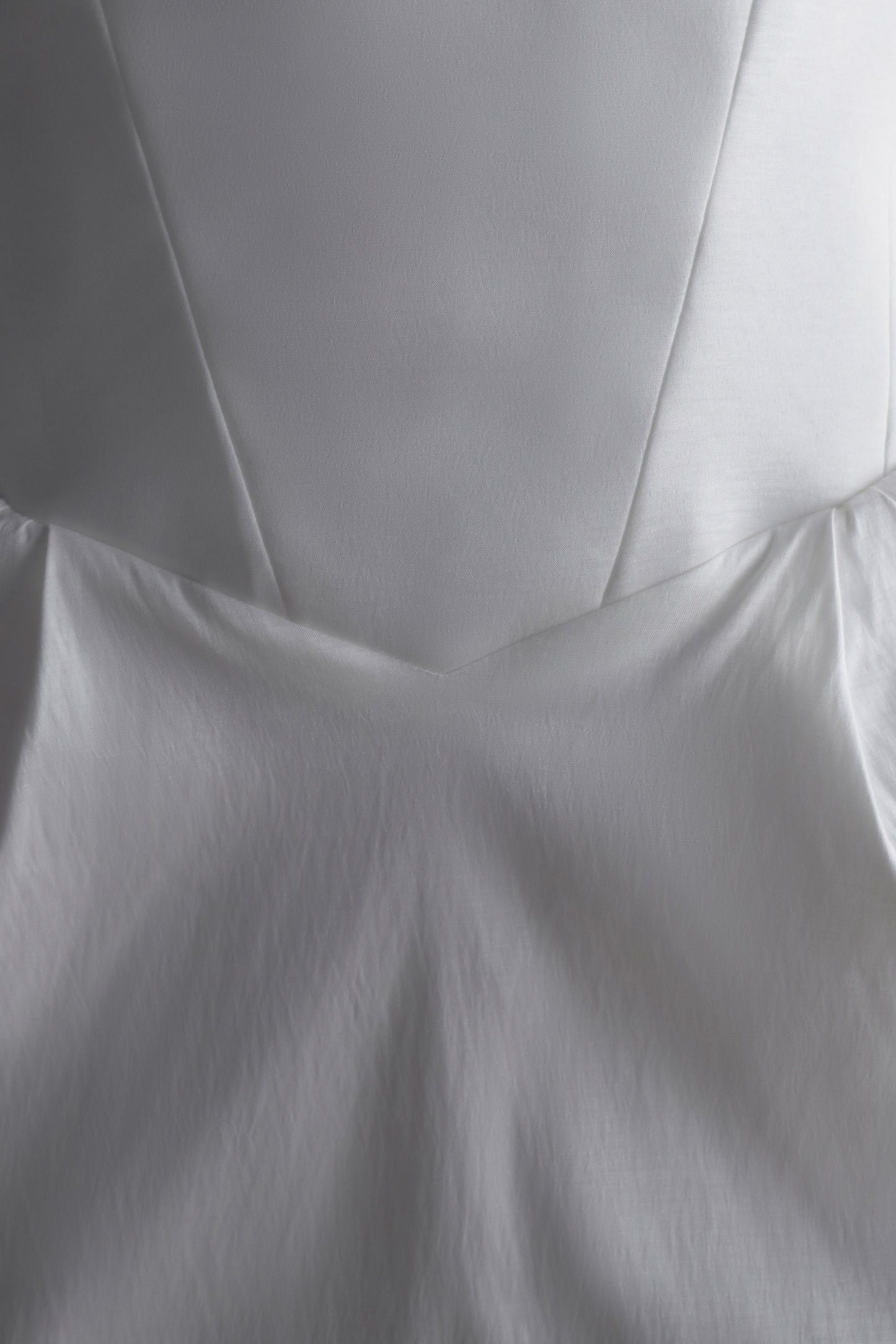 Suzette Taffeta Bow Mini Dress - White