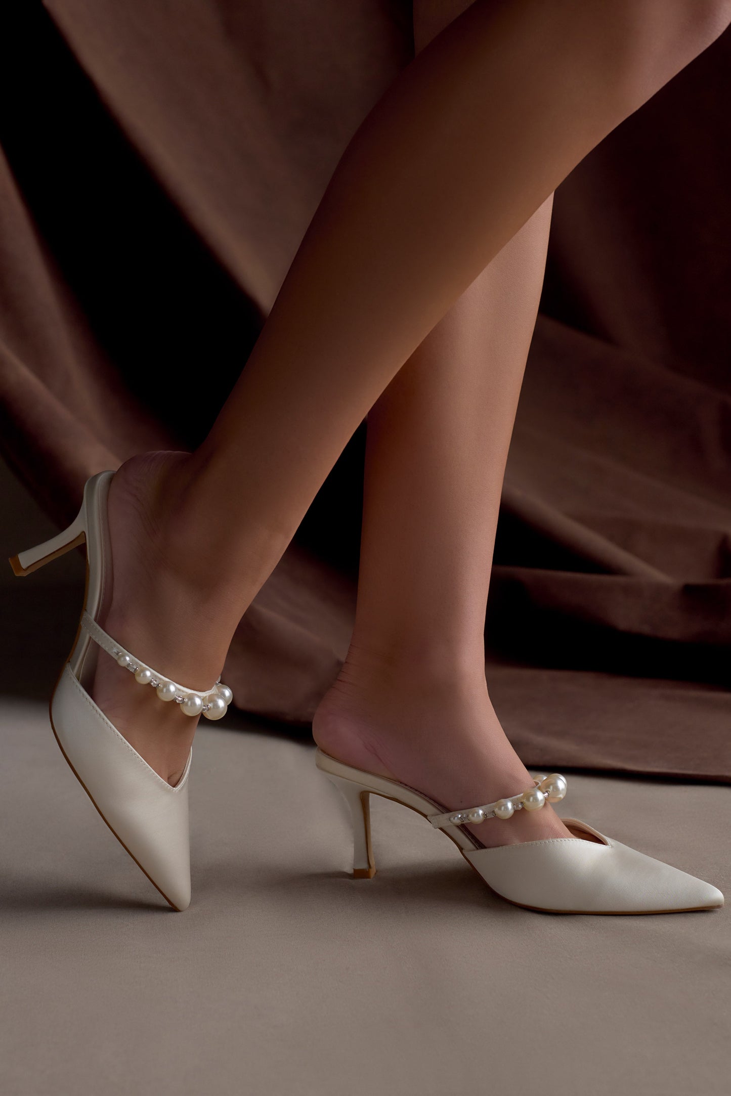 Karla Pearl Mule - Ivory