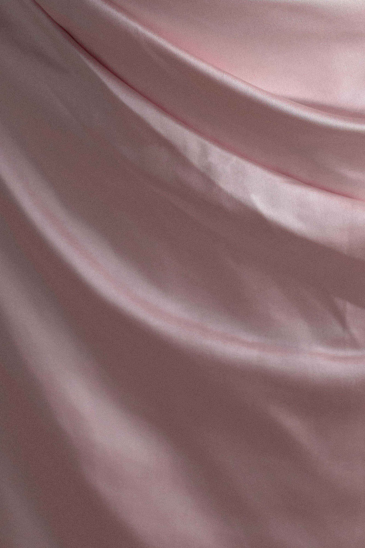 Dalia Off Shoulder Satin Maxi Dress - Soft Pink