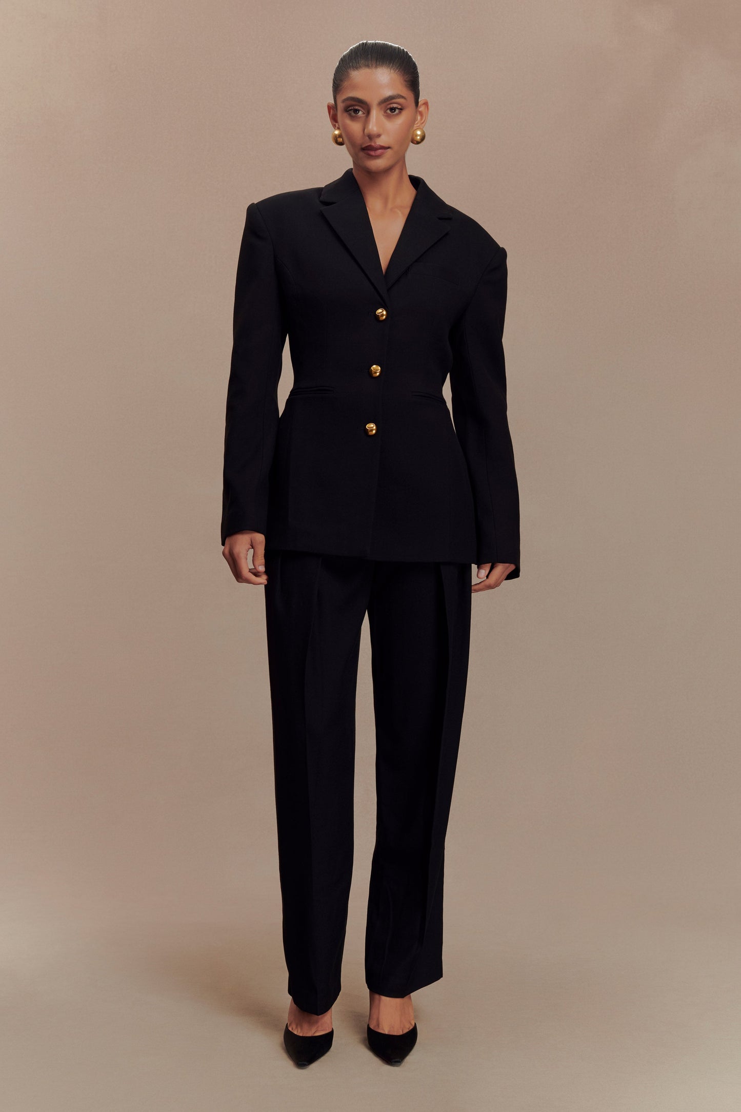 Bellamy Cinched Blazer - Black