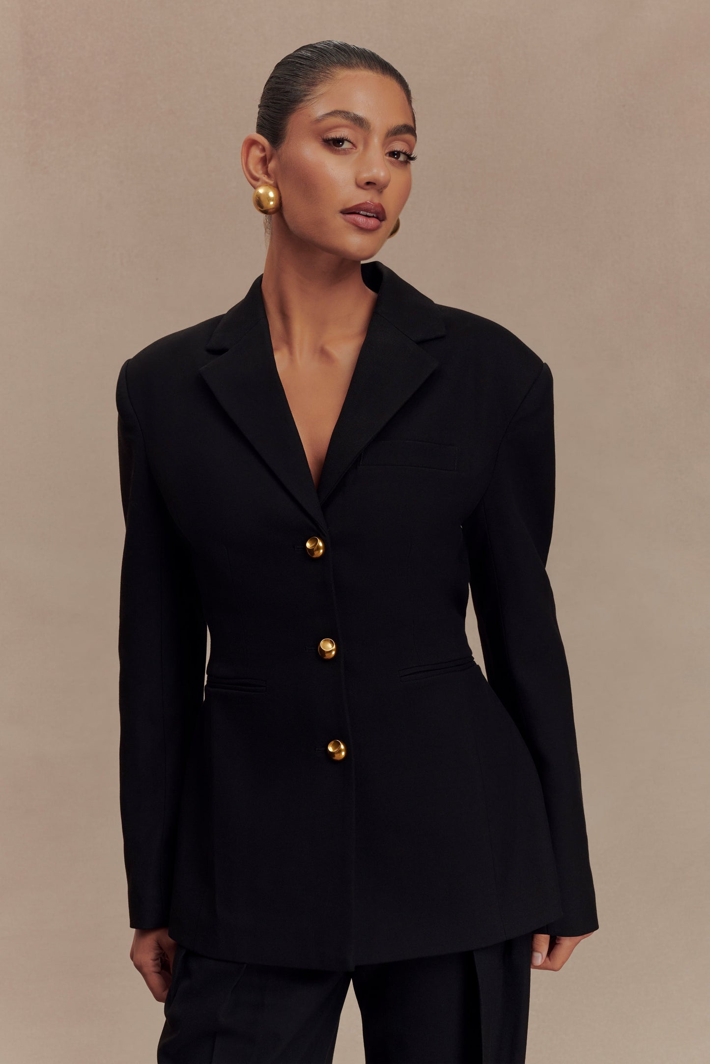 Bellamy Cinched Blazer - Black