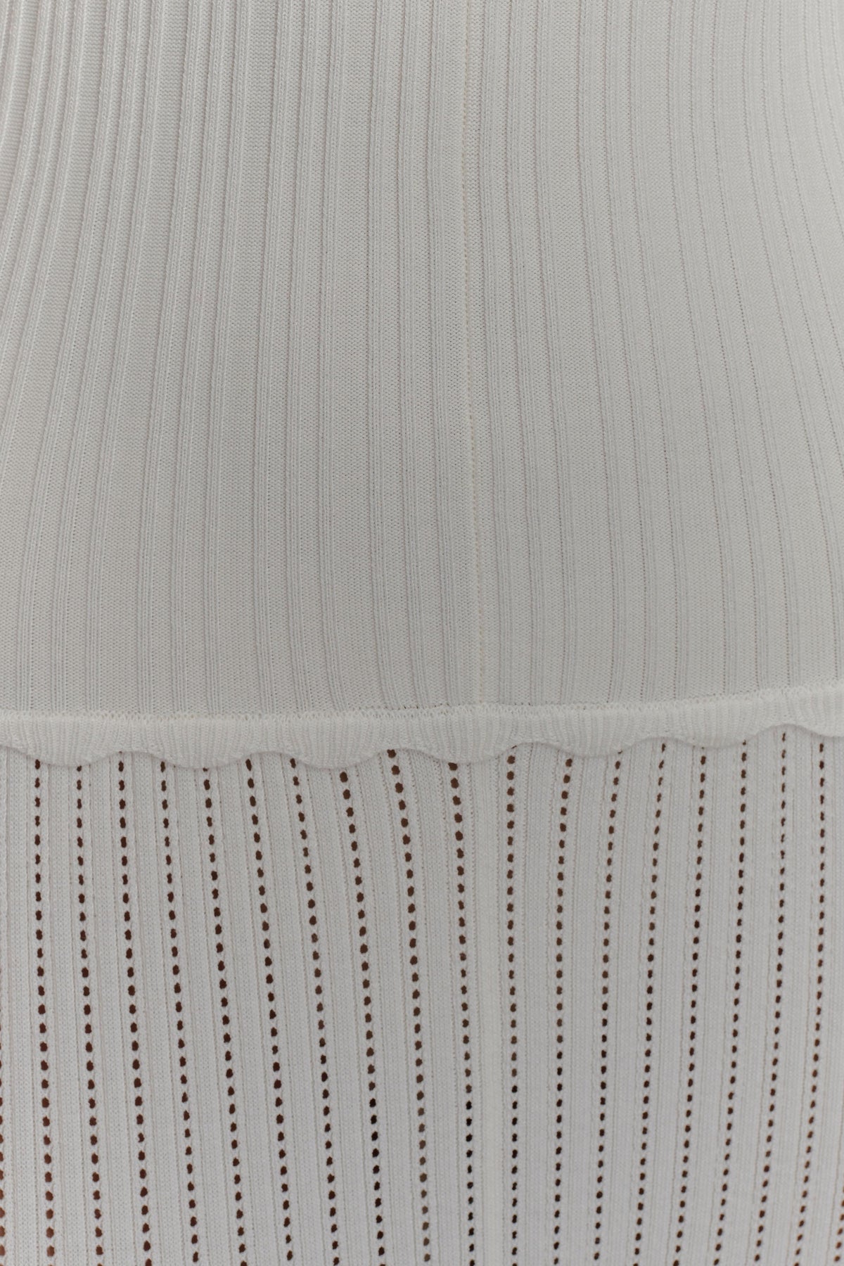 Finley Pointelle Knit Maxi Dress - Ivory