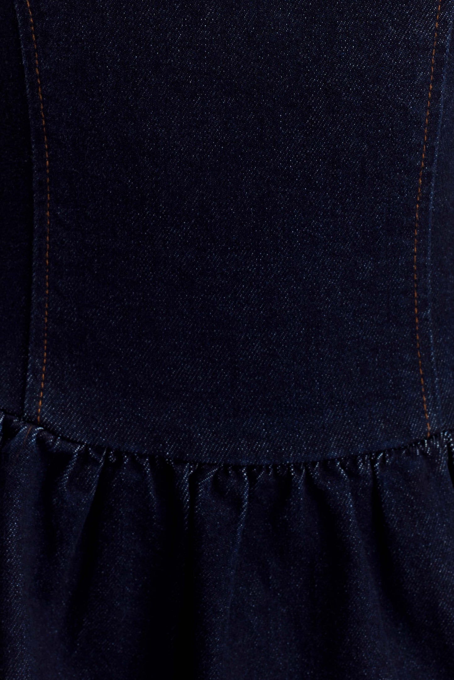 Caroline Denim Halter Midi Dress - Indigo Blue