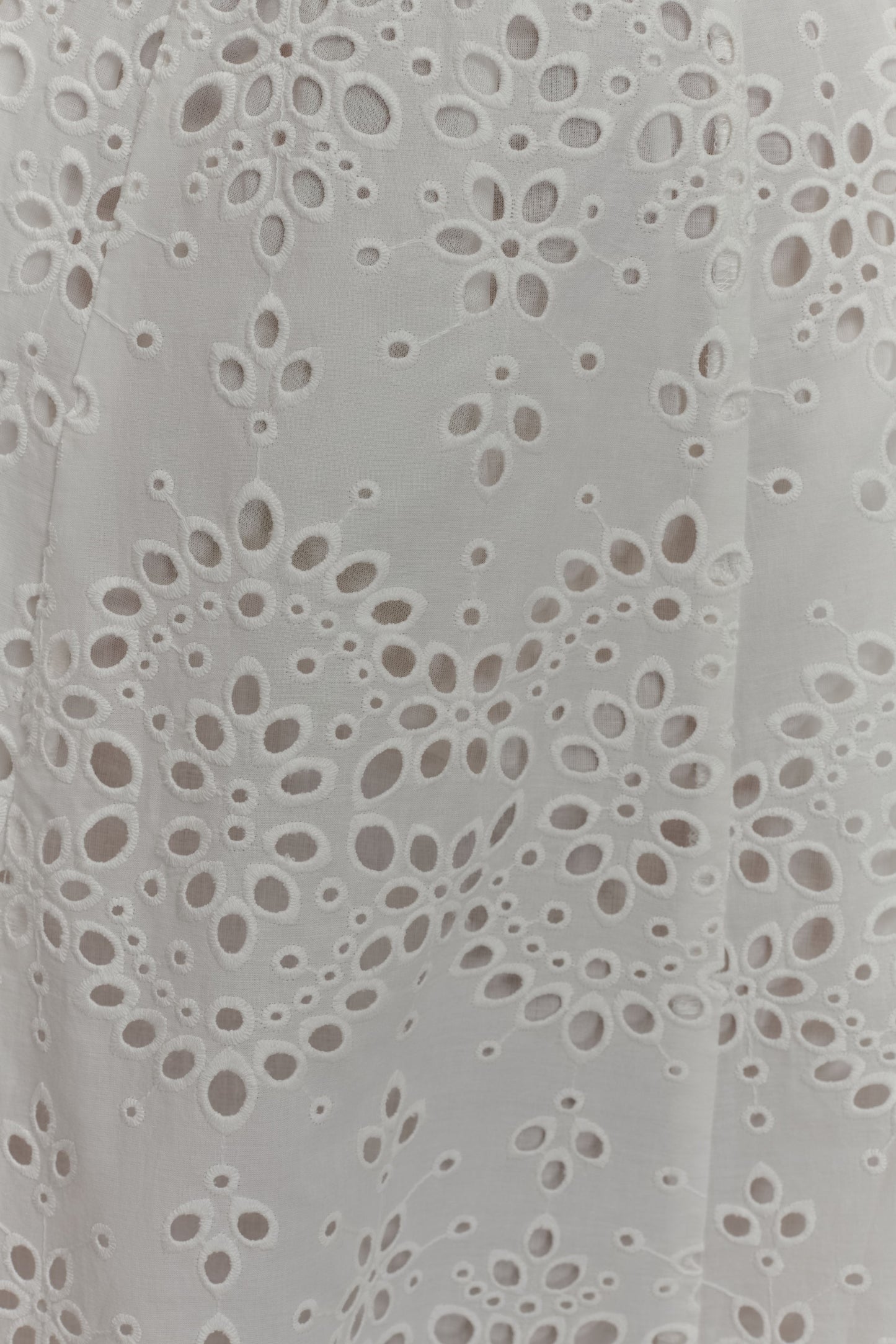 Arla Broderie Midi Skirt - White