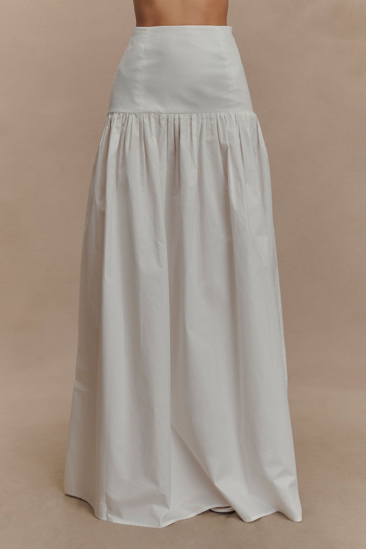 Autumn Maxi Skirt - White