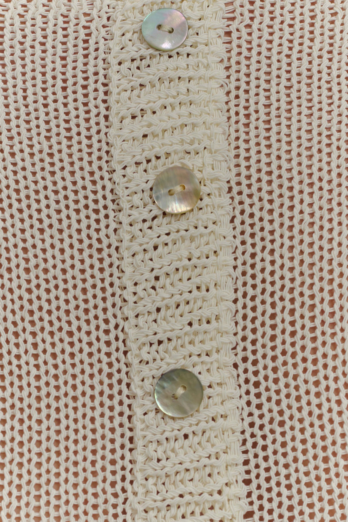 Eleanor Knit Frill Cardigan - White