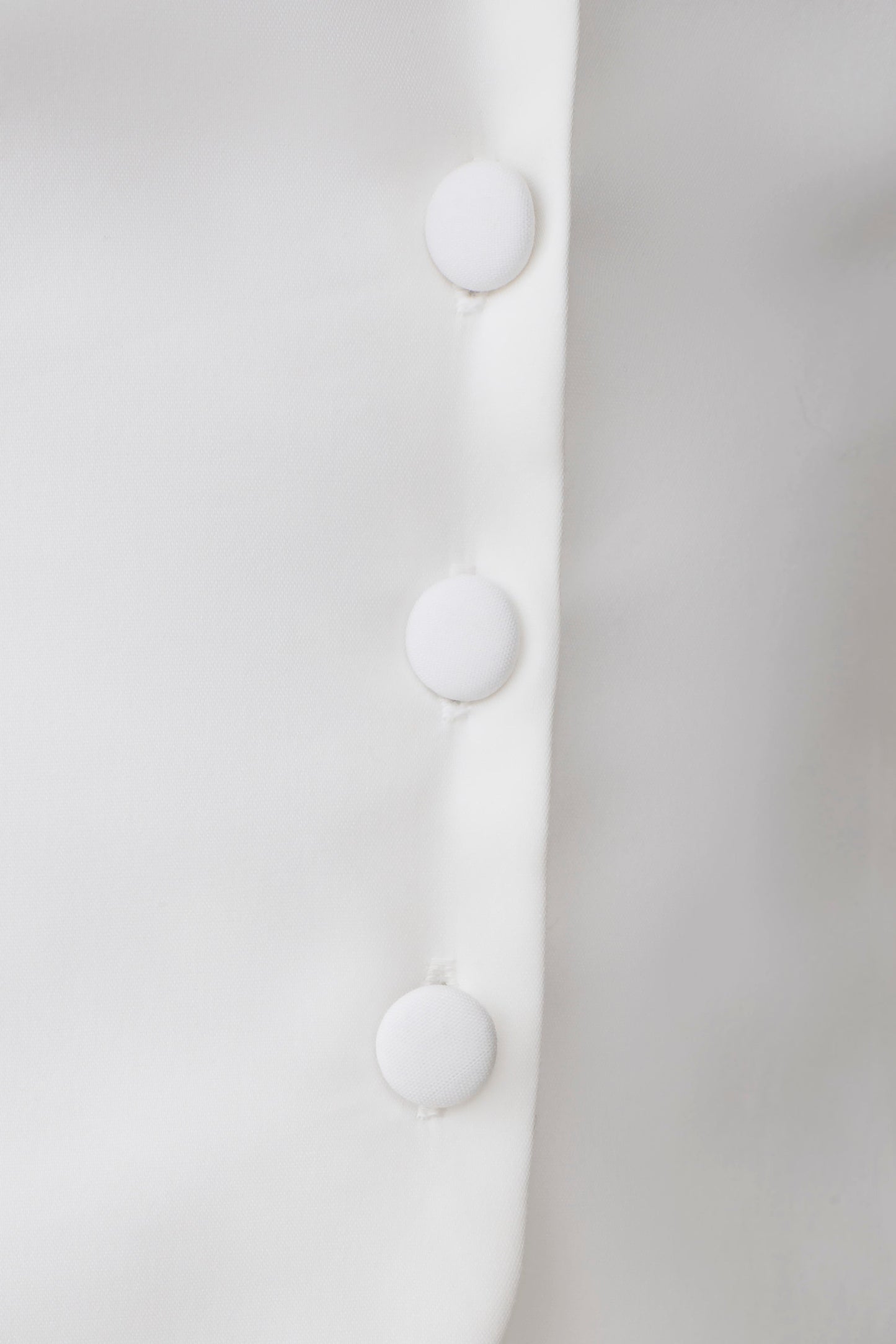 Billie Off Shoulder Sleeveless Button Top - White