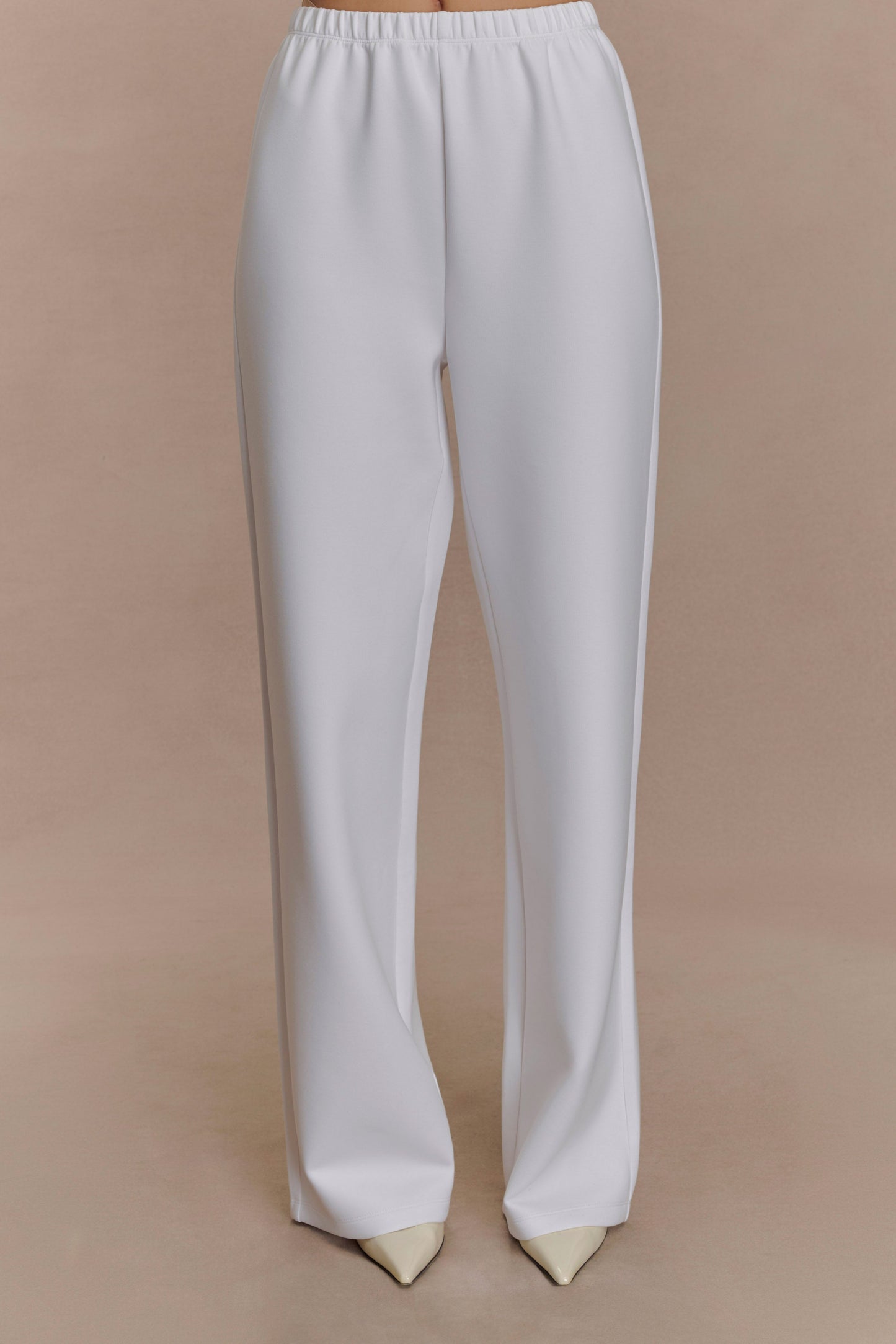 August Straight Leg Jogger - Ivory