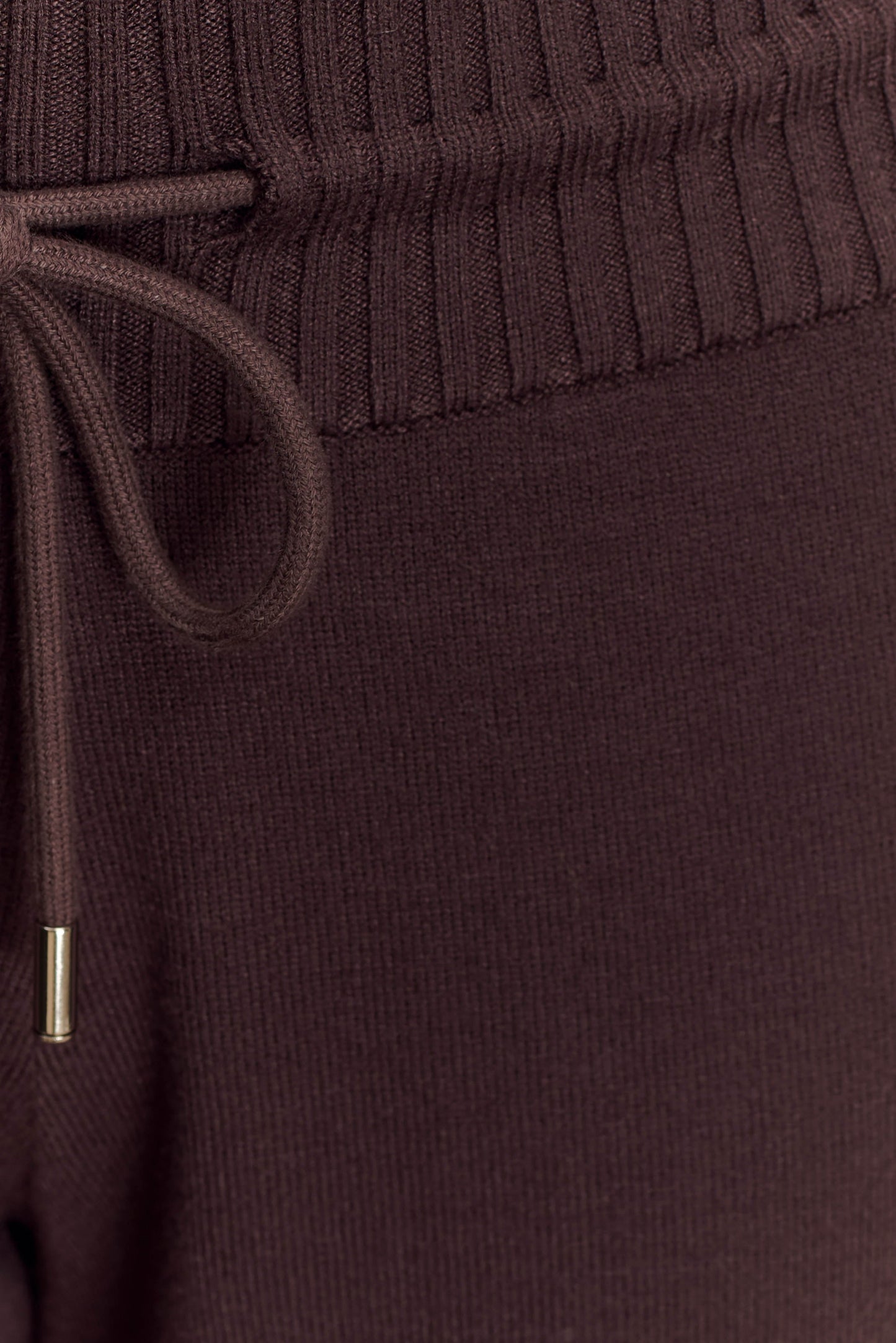 Natalya Knit Wide Leg Pants - Dark Chocolate