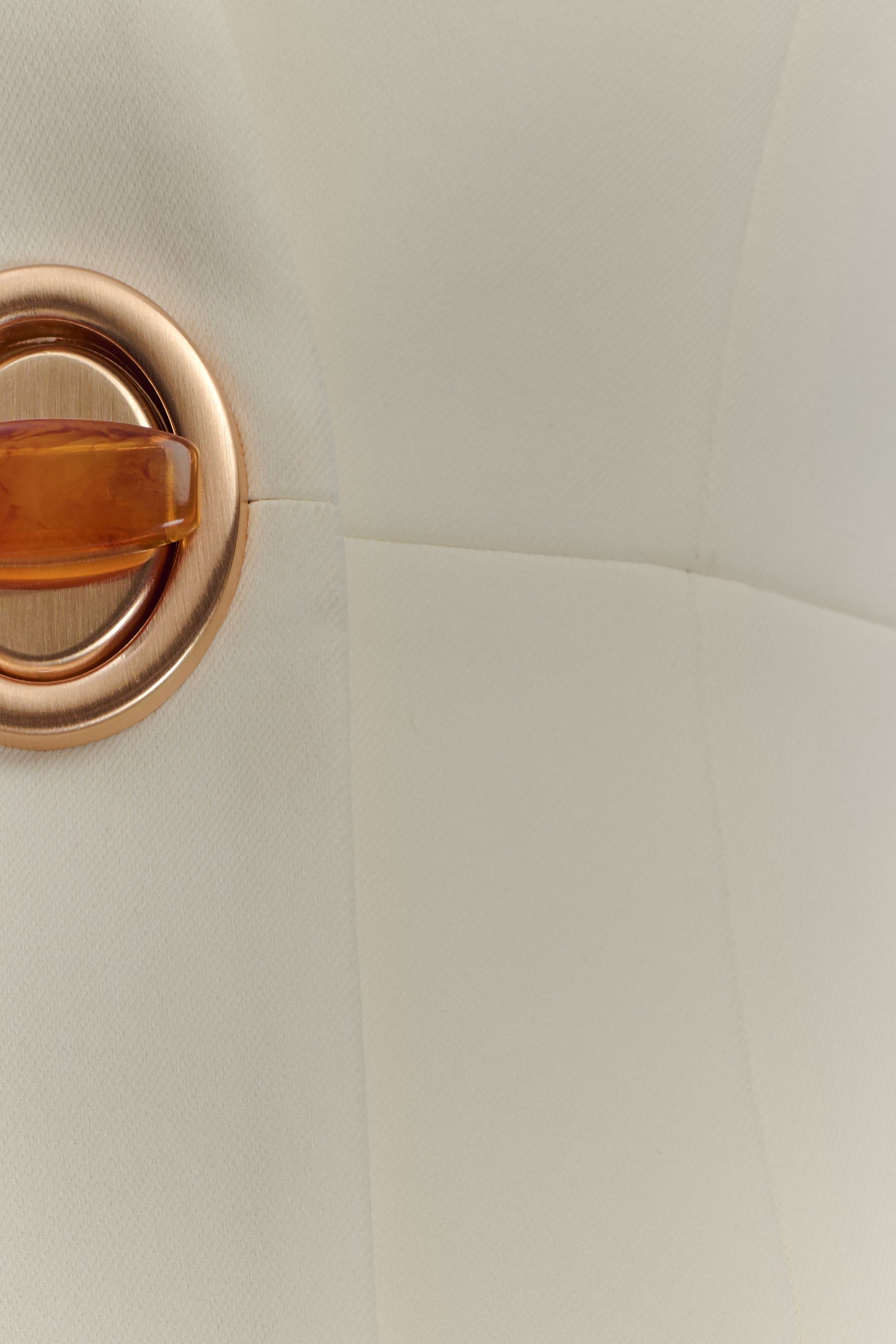 Angelie Suiting Vest Top - Ivory