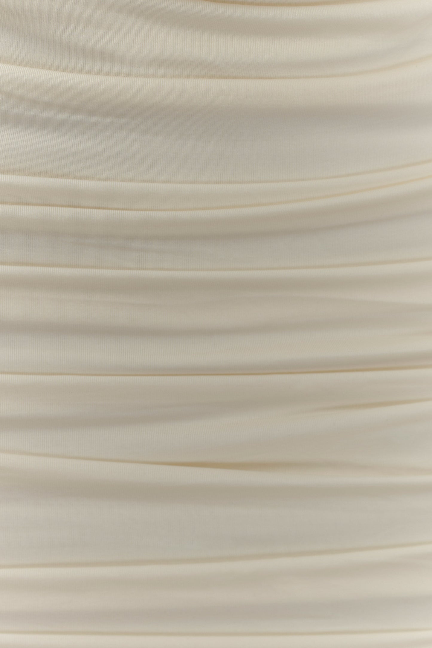 Astraeus Beaded Cowl Mini Dress - Ivory