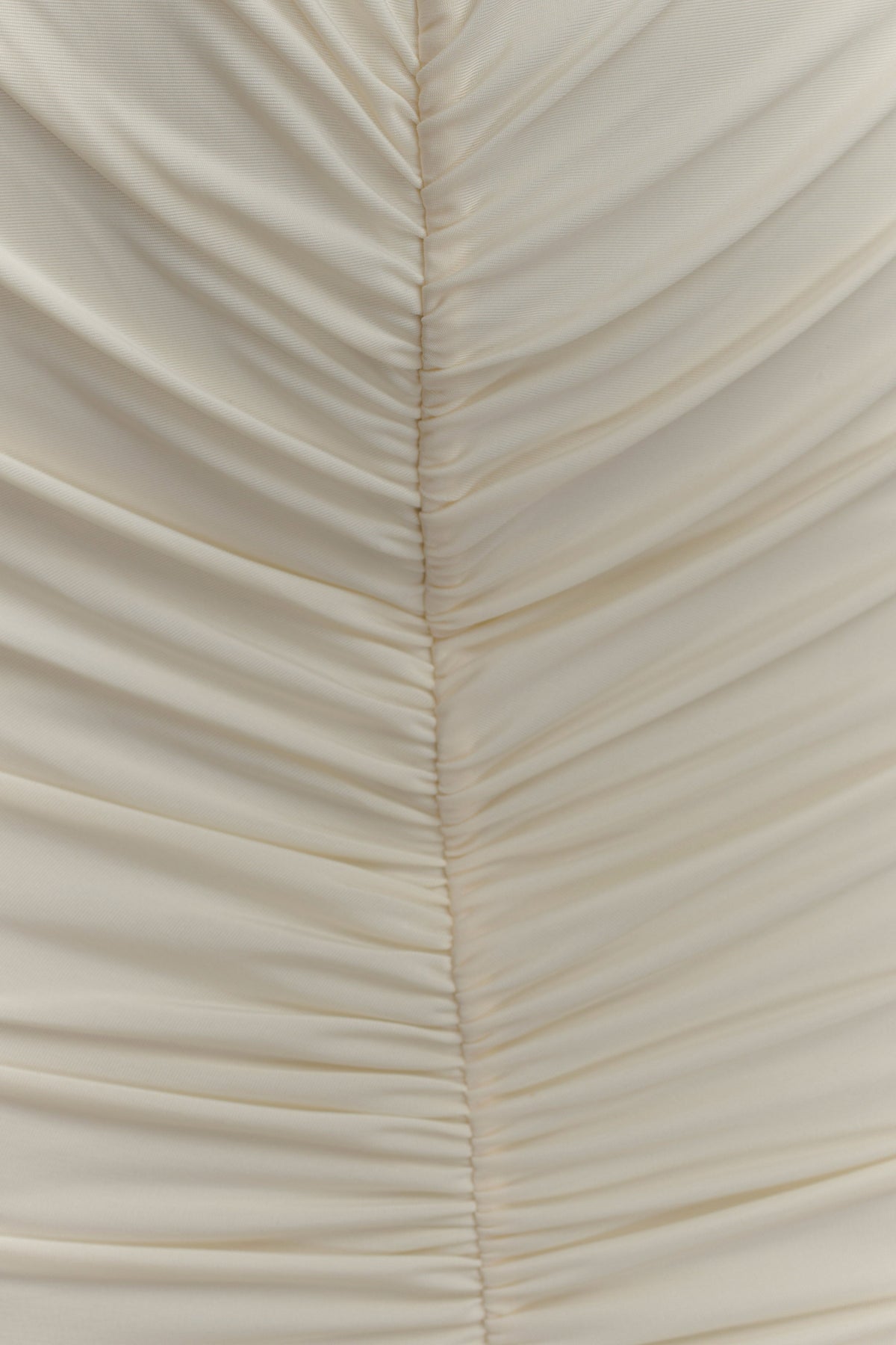 Louisa Long Sleeve Slinky Maxi Dress - Ivory