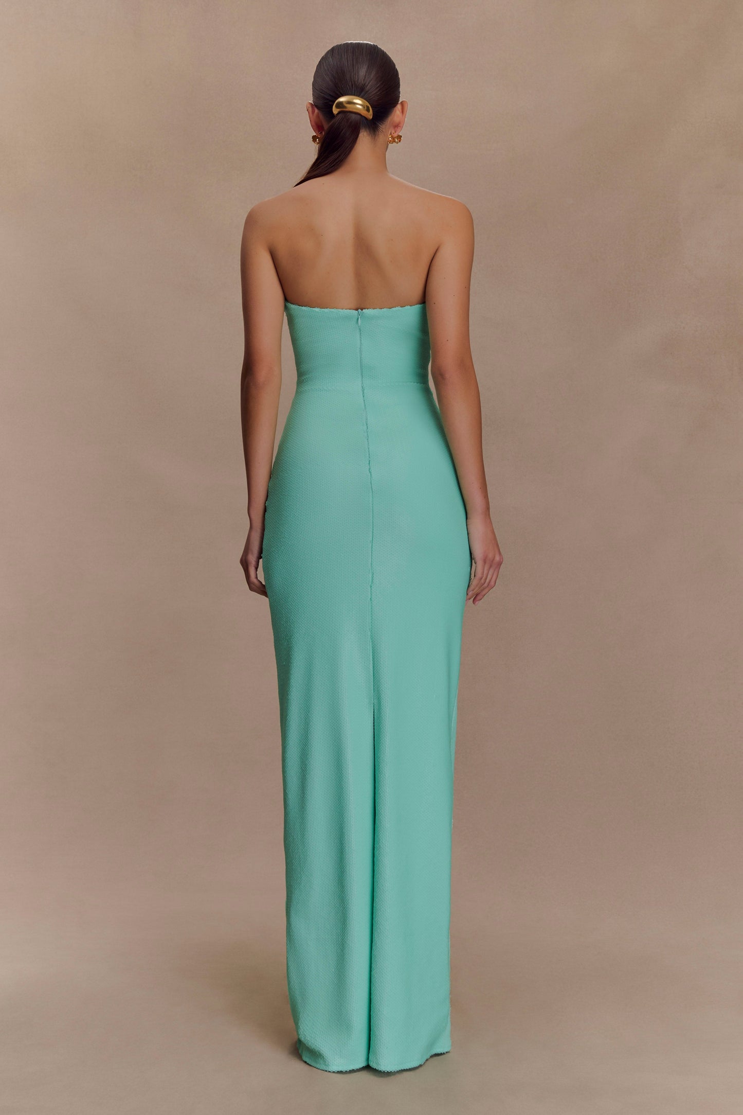 Winston Strapless Sequin Maxi Dress - Lagoon