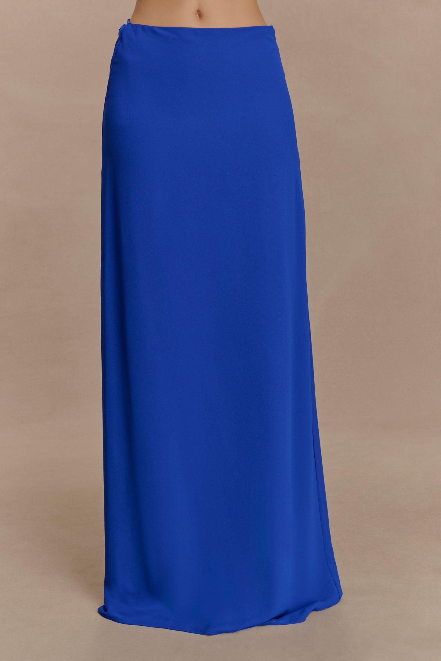 Katalina Chiffon Maxi Skirt - Cobalt Blue