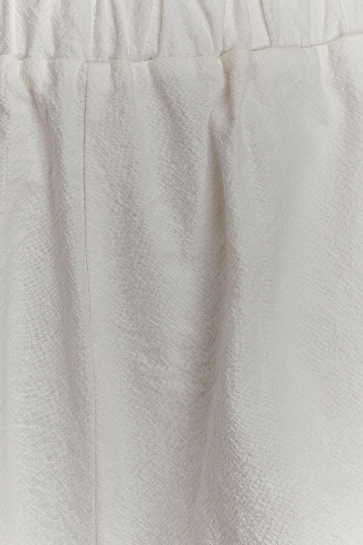 Janayia Cotton Wide Leg Pants - White