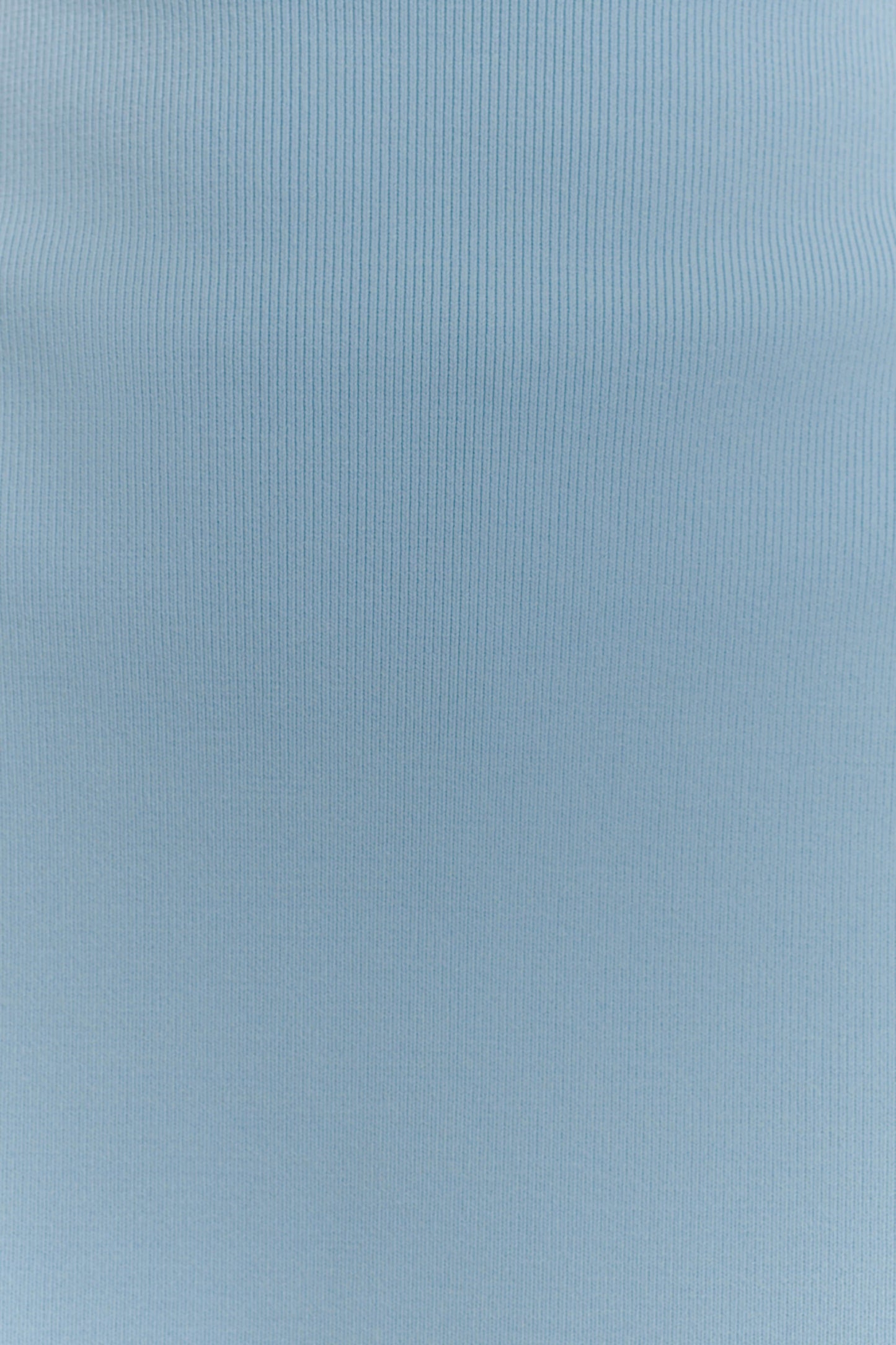 Anette Bandage Knit Strapless Top - Sky Blue