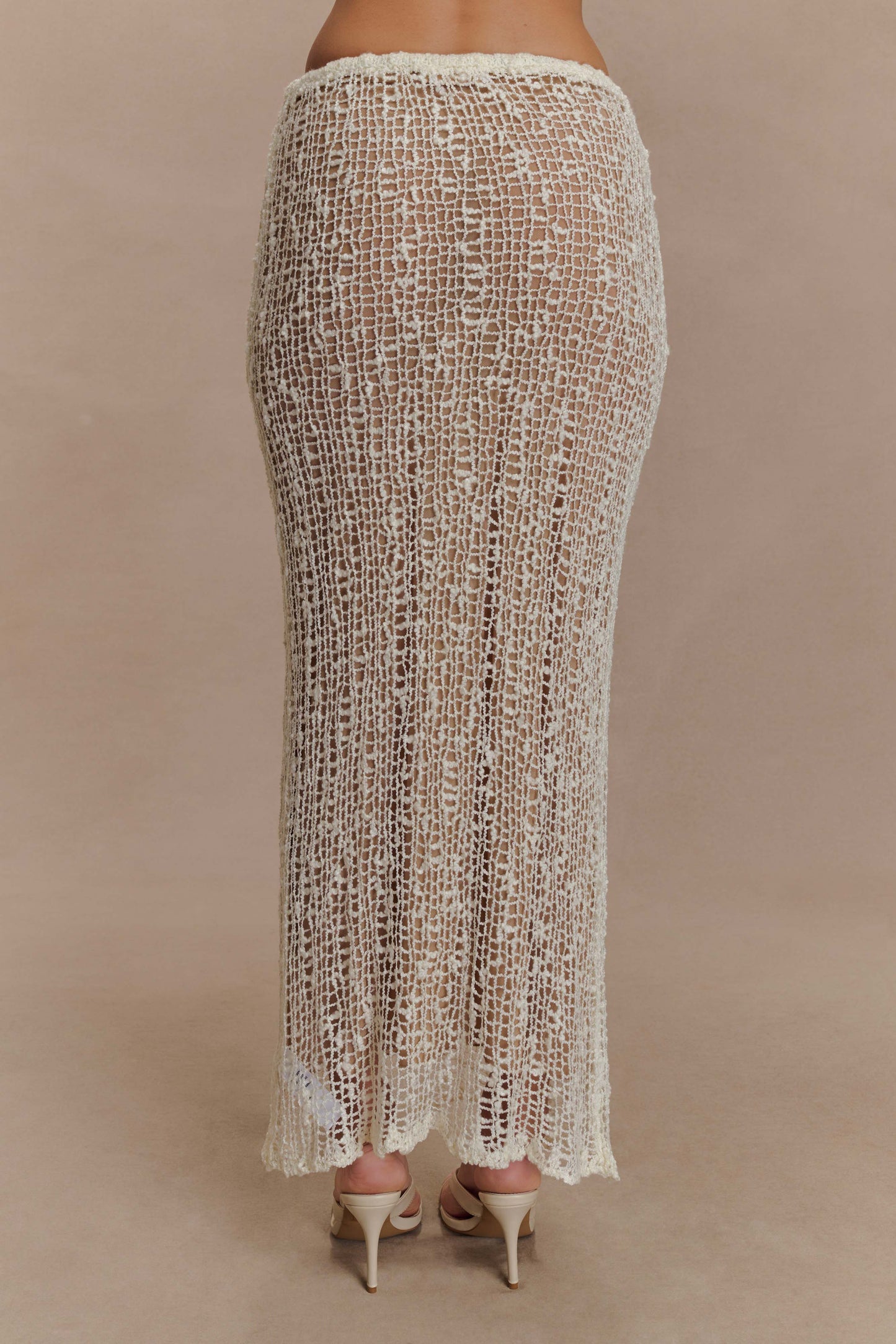 Cordelia Knit Maxi Skirt - Ivory