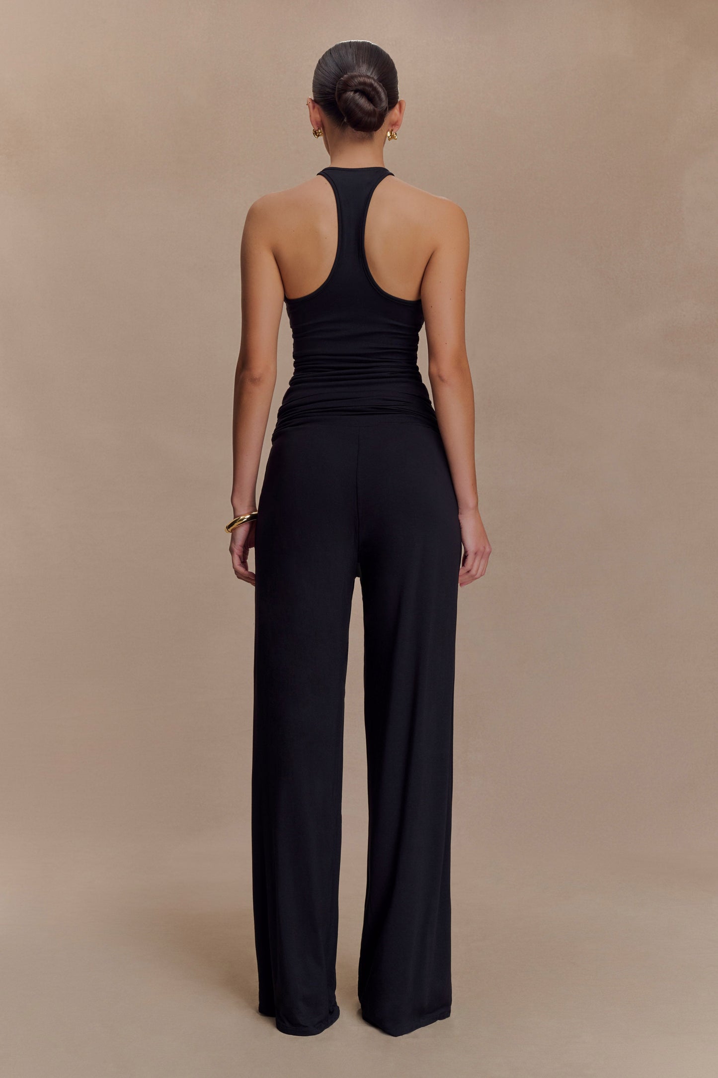 Ramona Modal Straight Leg Pant - Black