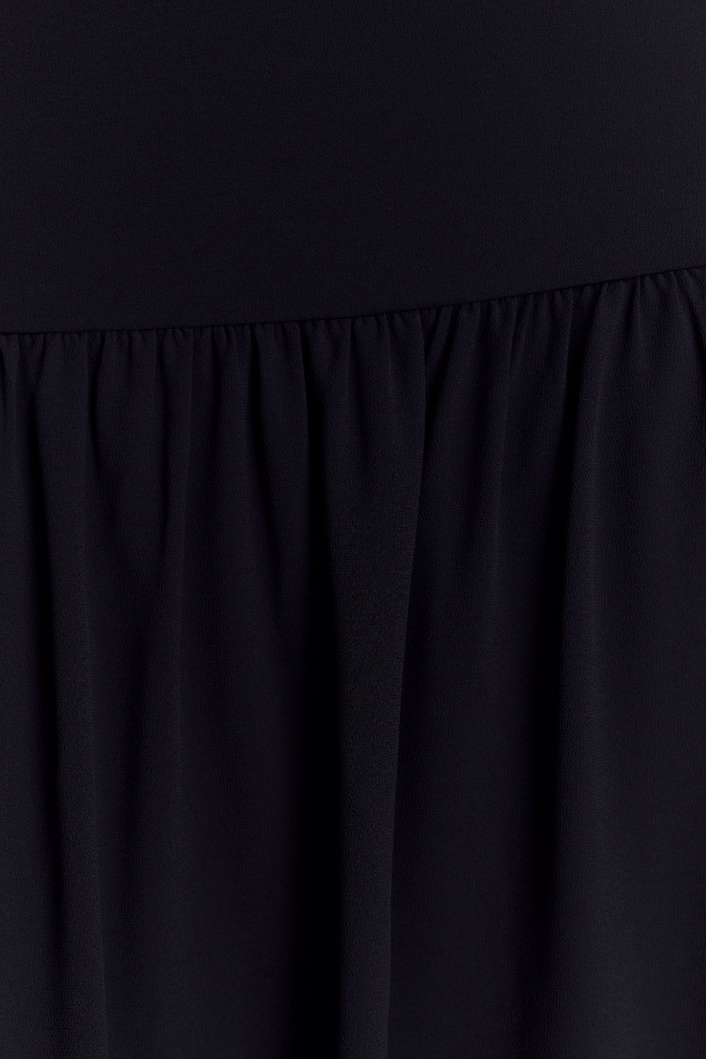 Georgina Chiffon Midi Dress - Black