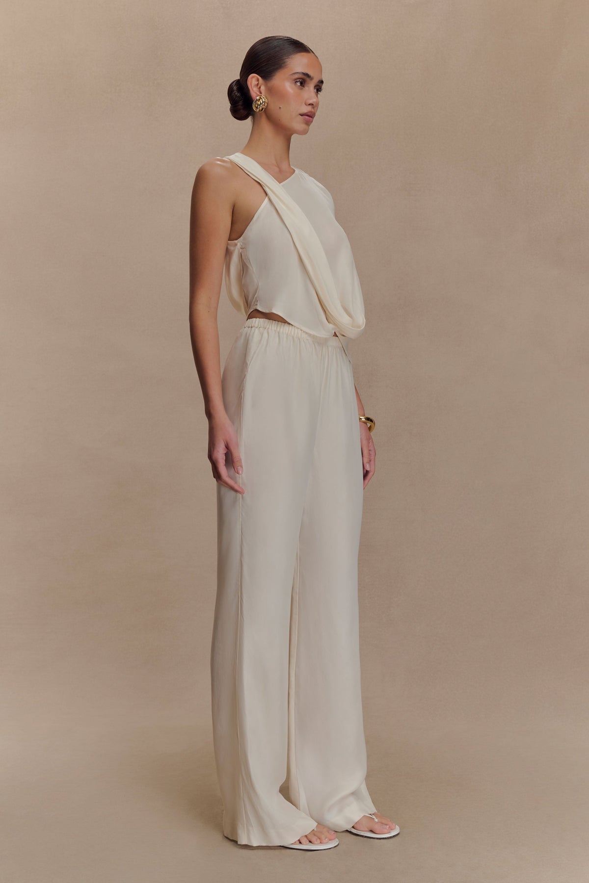 Violeta Asymmetric Top - Ivory