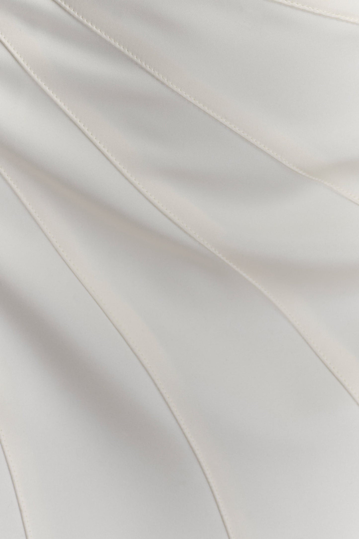 Atenea Satin Mini Dress - White