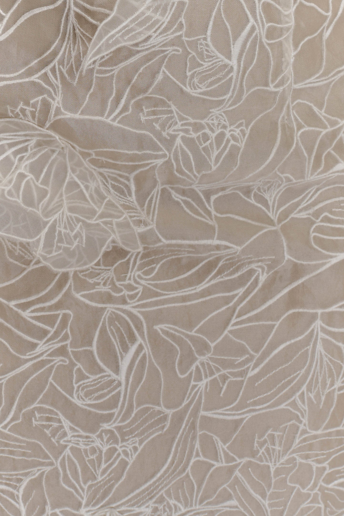 Lenore Silk Lace Halter Midi Dress - Ivory