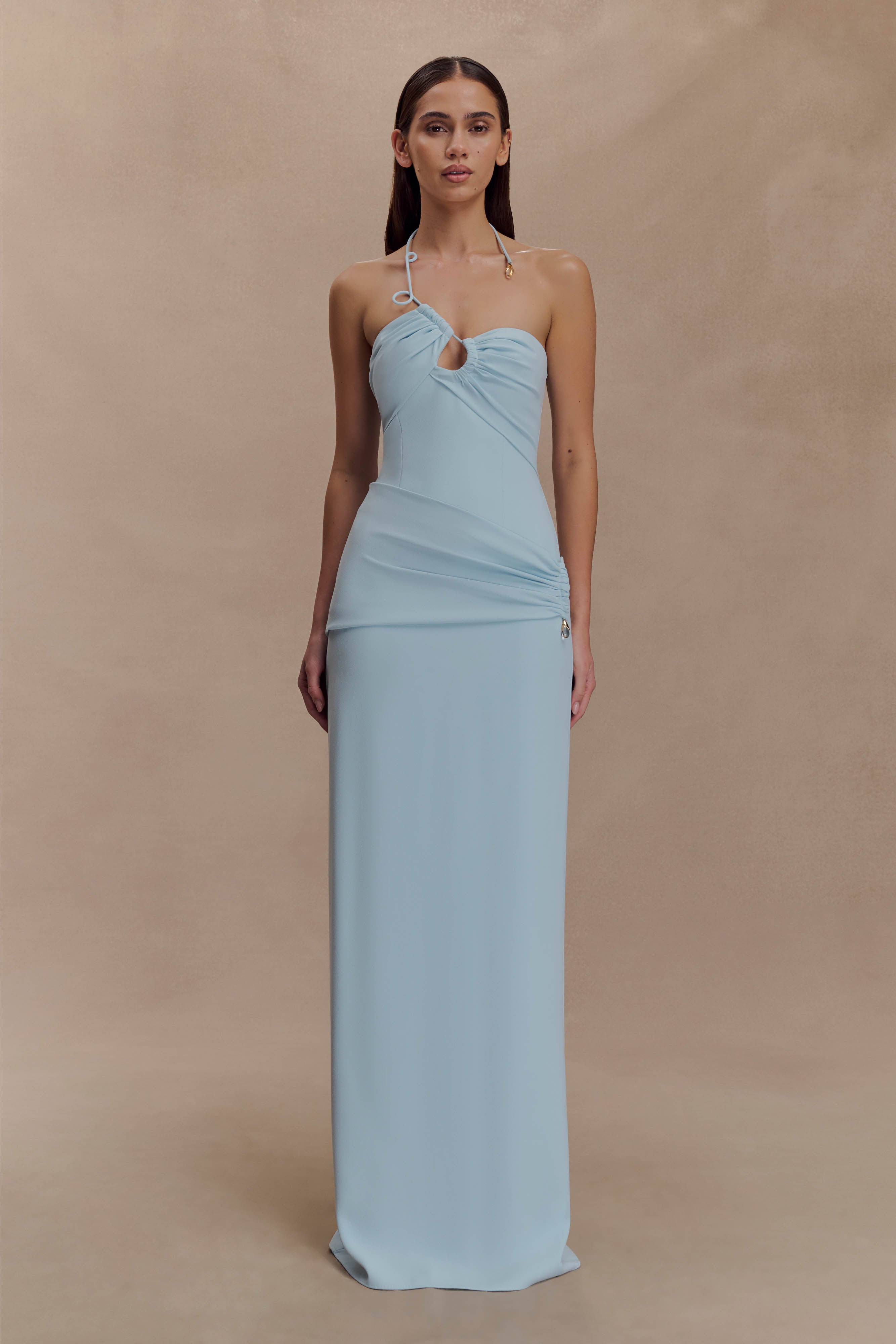 area blue dress Blue Asymmetrical Dress by ARIAS NEW YORK