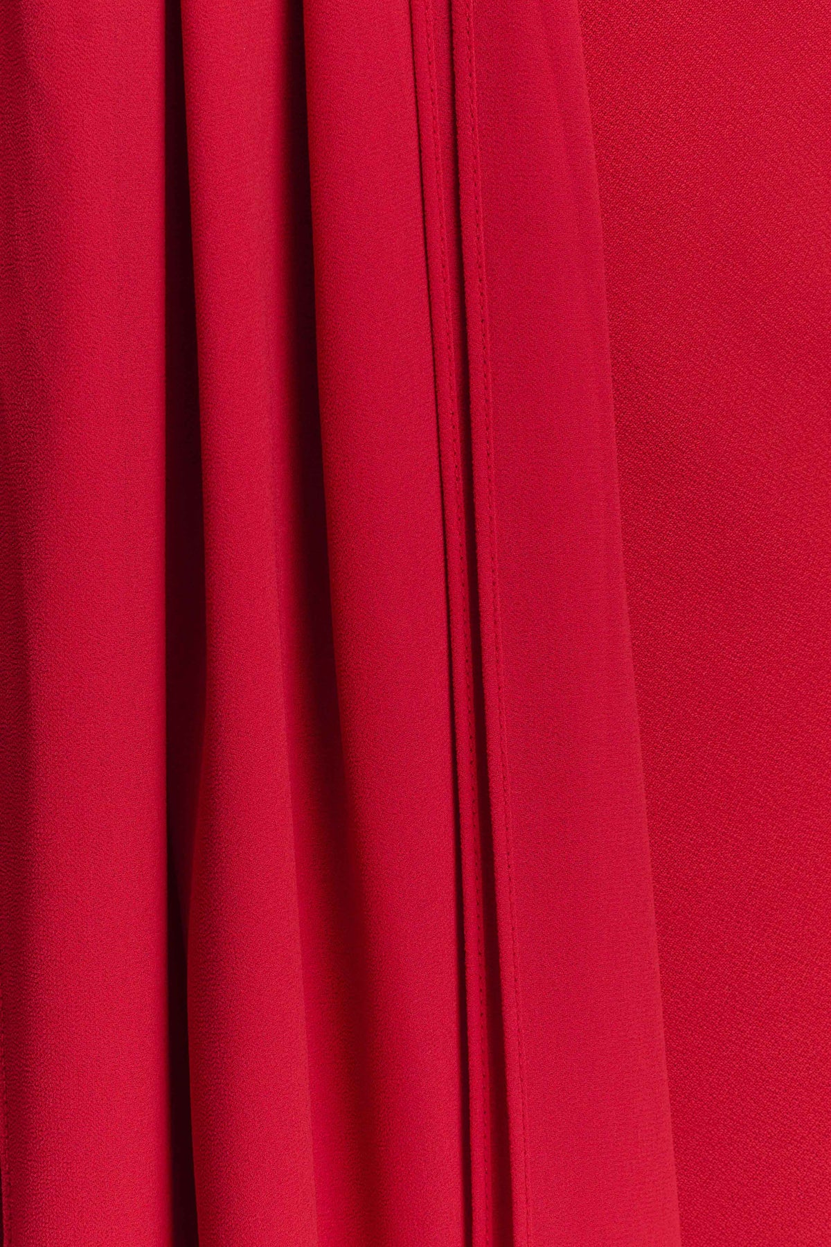 Philippa Knotted Crepe Maxi Dress - Ruby