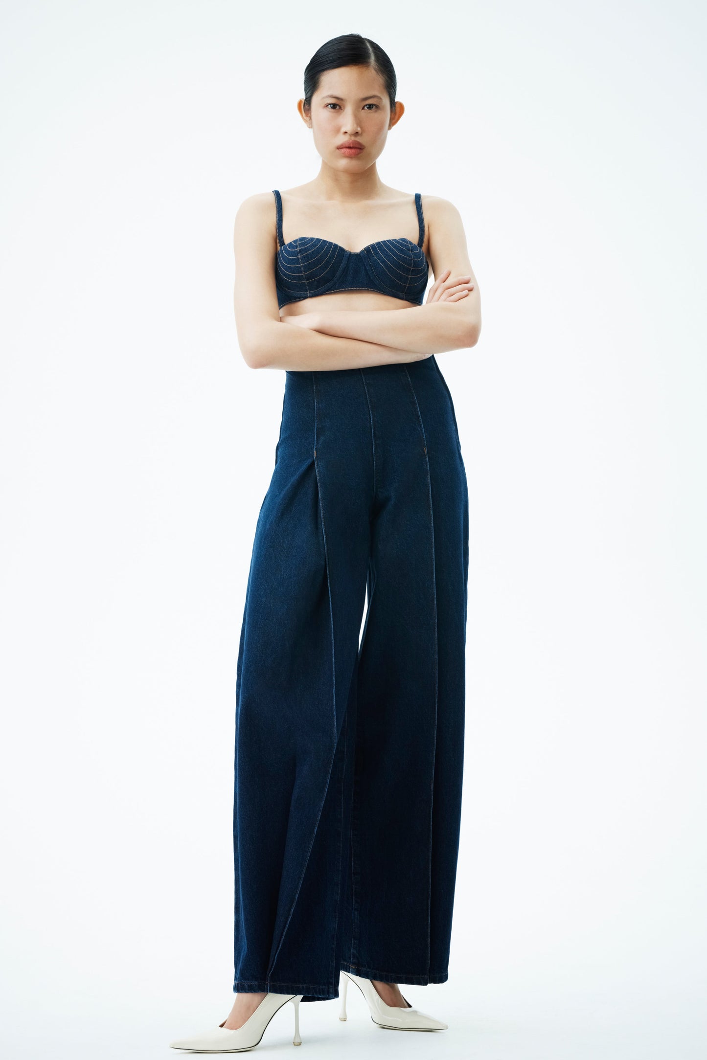 Beatrix High Rise Denim Jeans - Indigo Blue