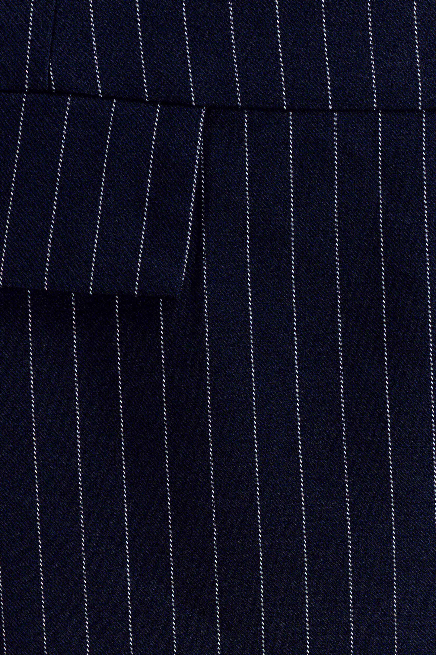 Cassie Column Maxi Skirt - Navy Pinstripe