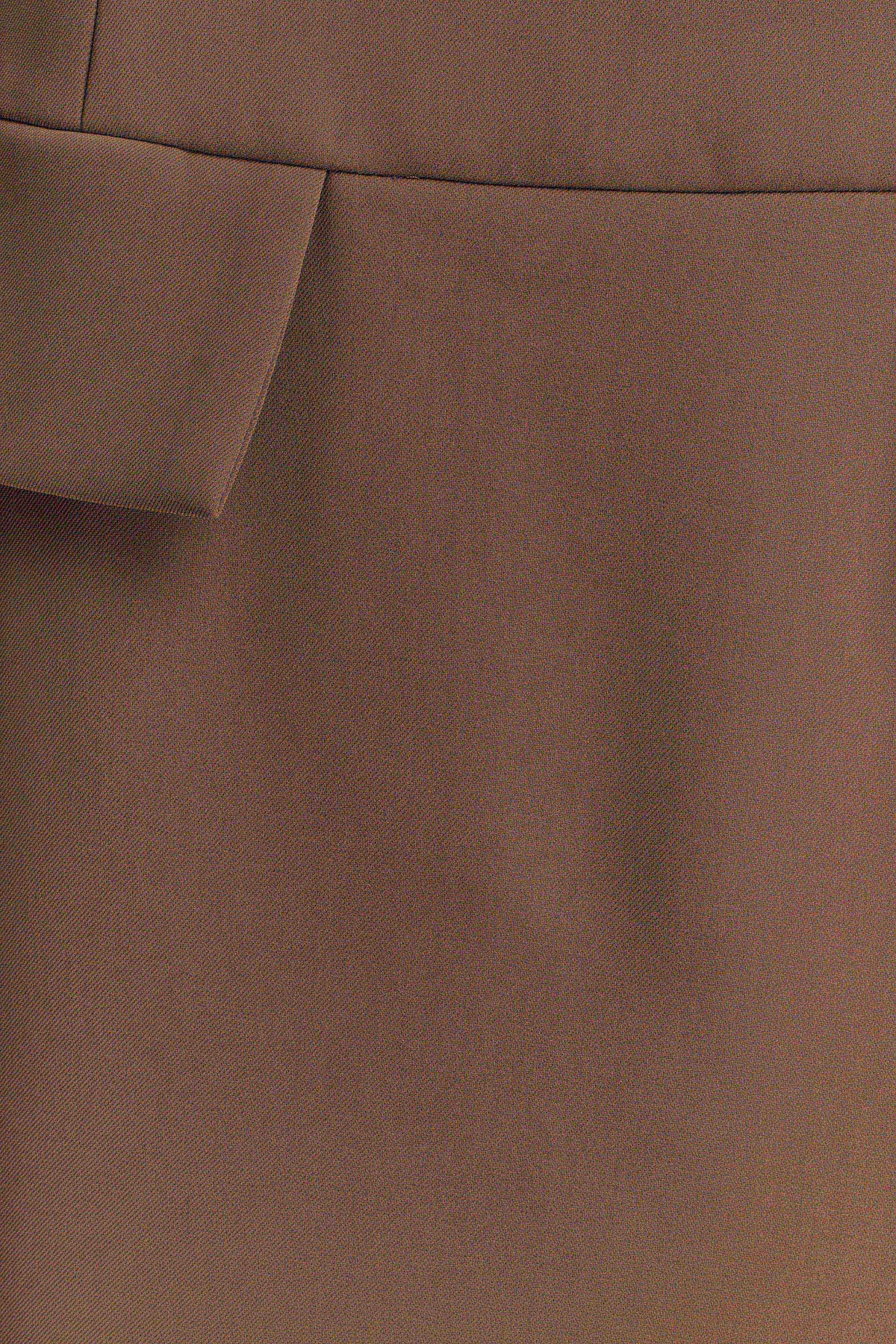 Cassie Column Maxi Skirt - Cacao Brown