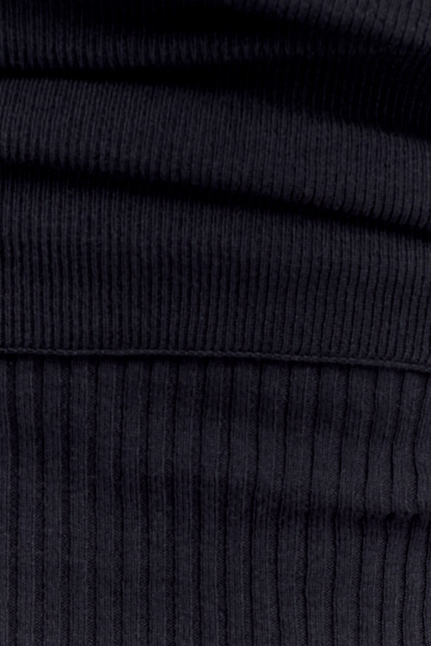 Sierra Asymmetrical Cashmere Blend Knit Top - Black