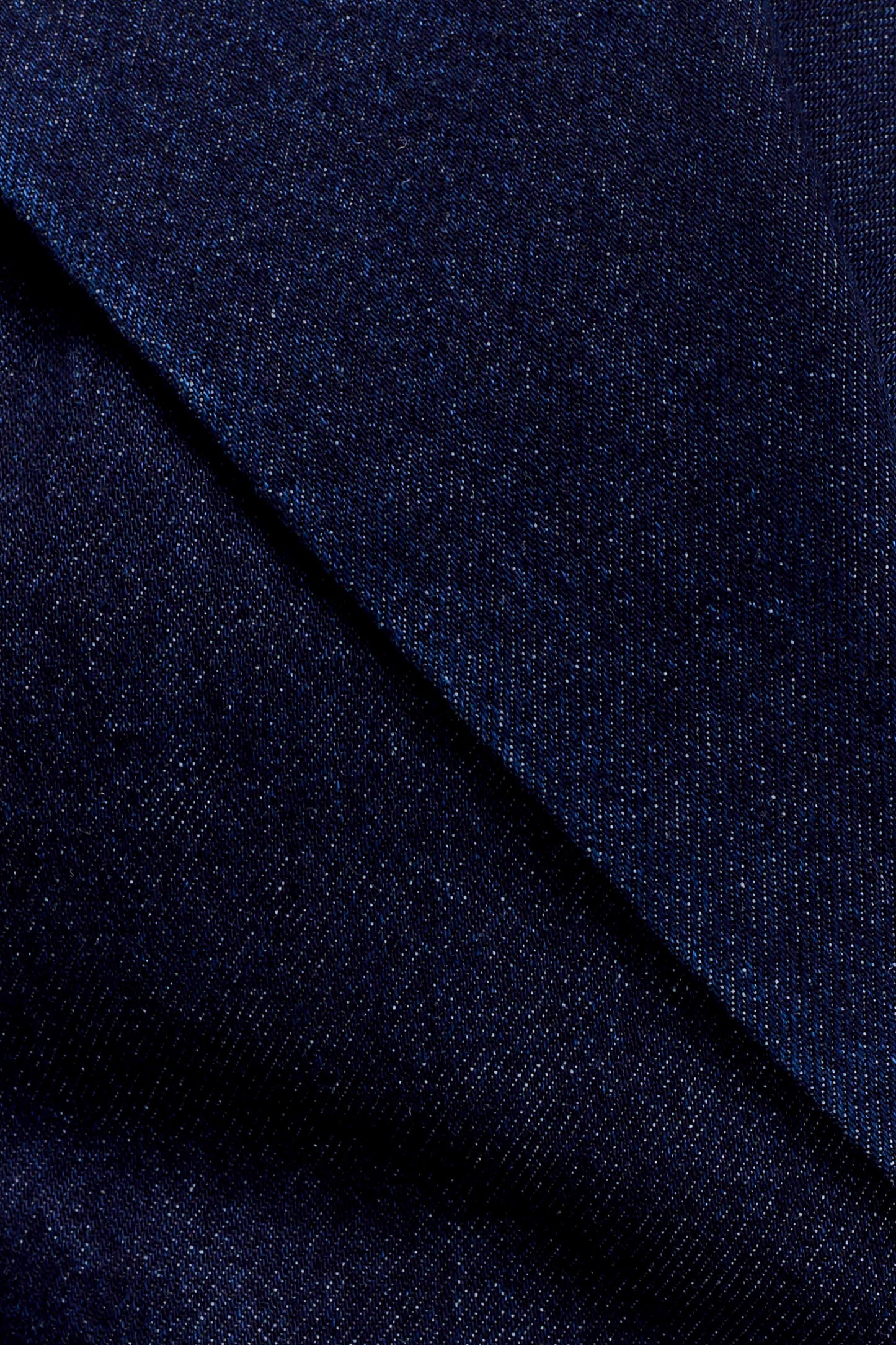 Charley Structured Tie Denim Top - Indigo Blue