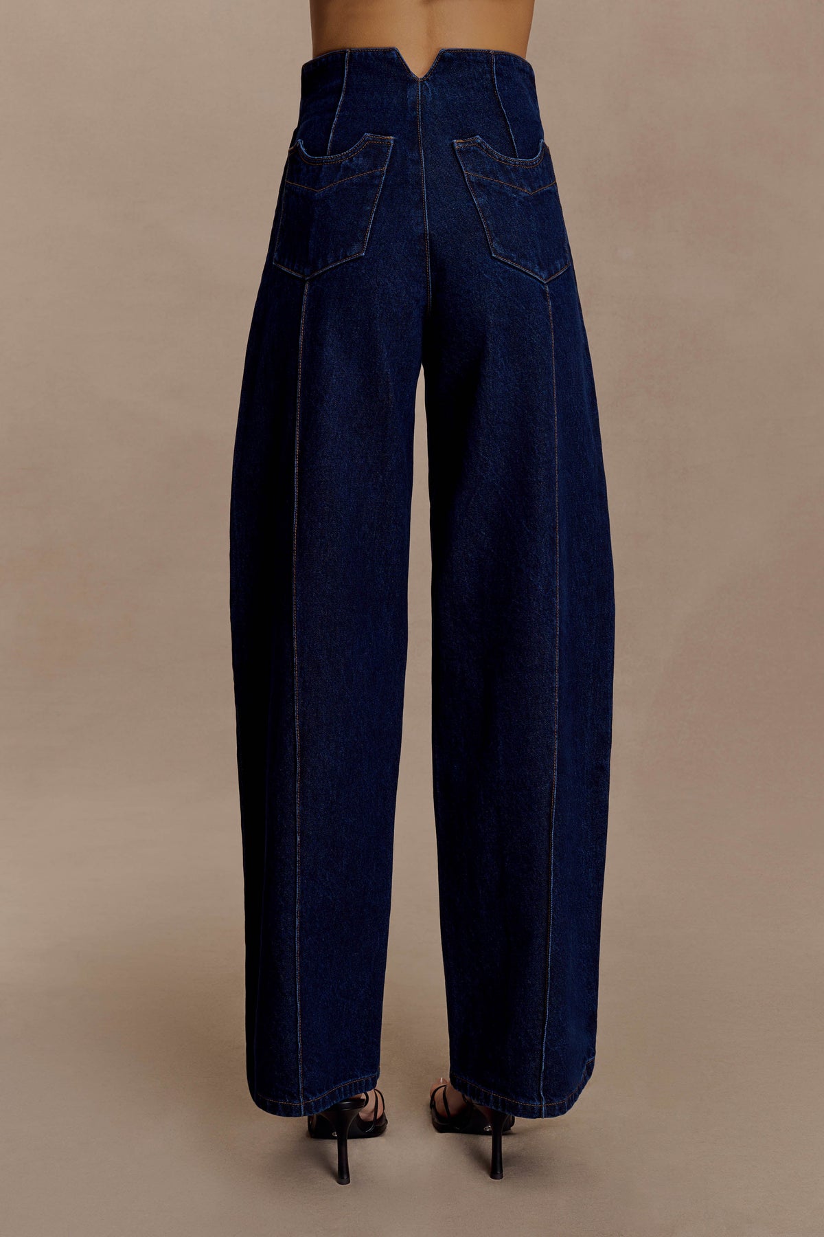 Beatrix High Rise Denim Jeans - Indigo Blue
