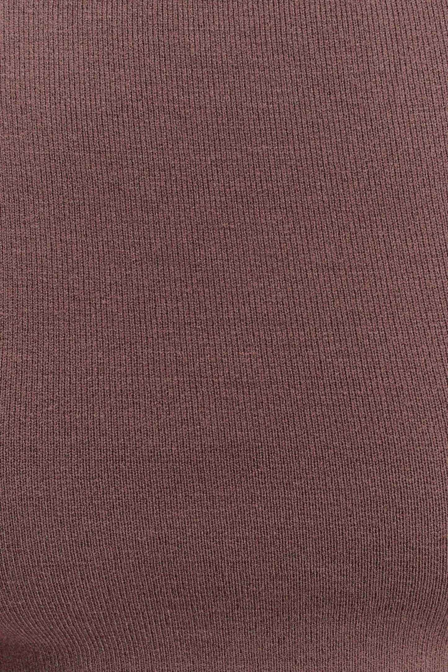 Carley Off Shoulder Knit Top - Cacao Brown