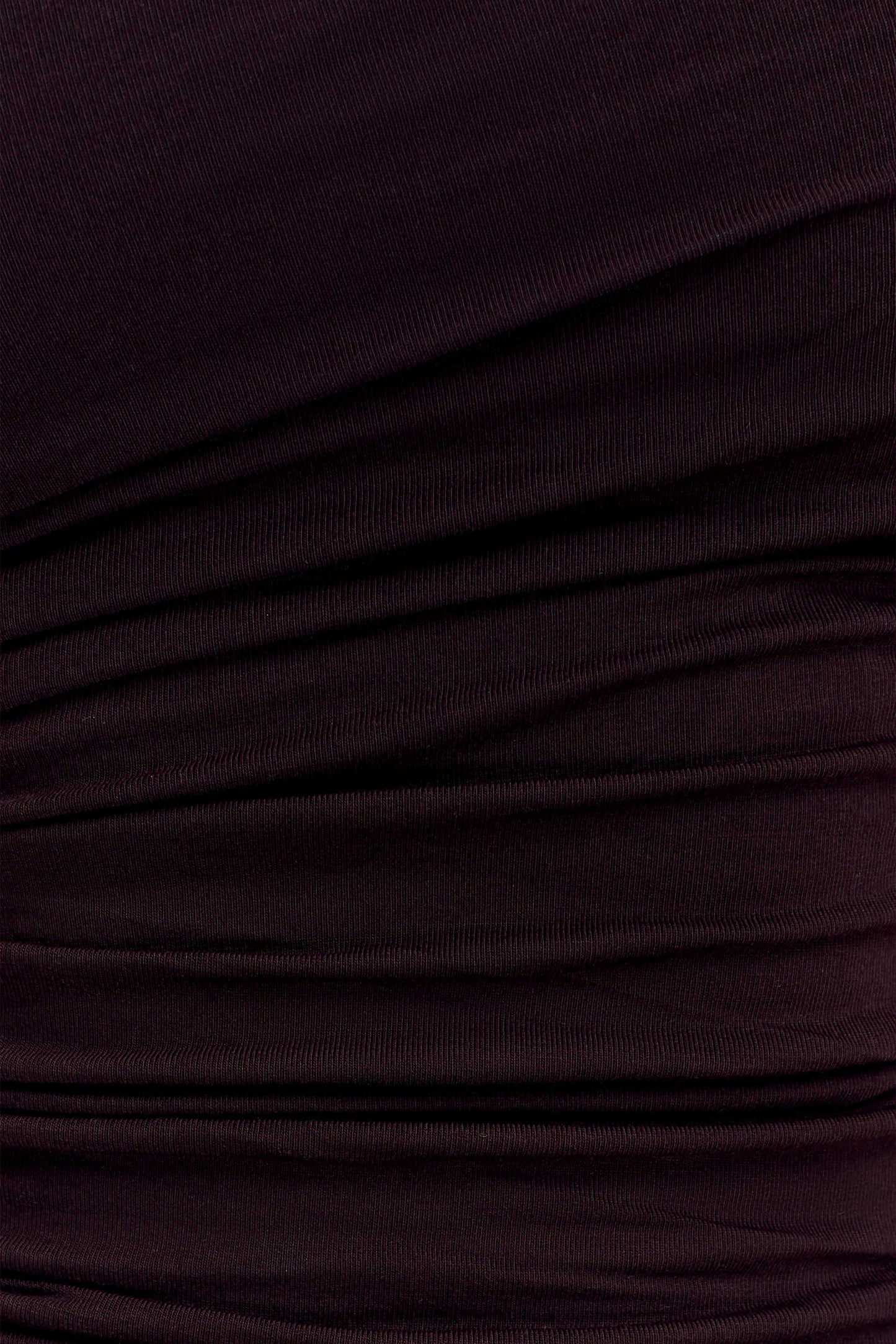 Anna One Shoulder Modal Top - Cacao Brown