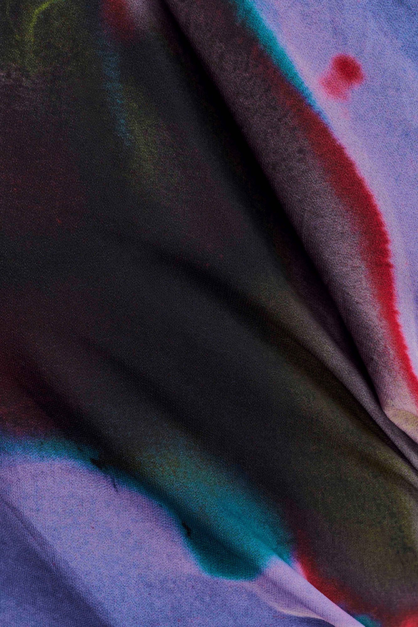 Daisie Chiffon Mini Dress - Multi Fluid Reverie Print