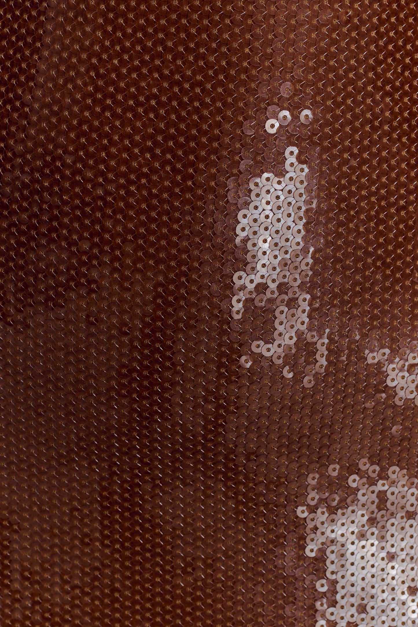 Veronica Sequin Midi Dress - Chocolate