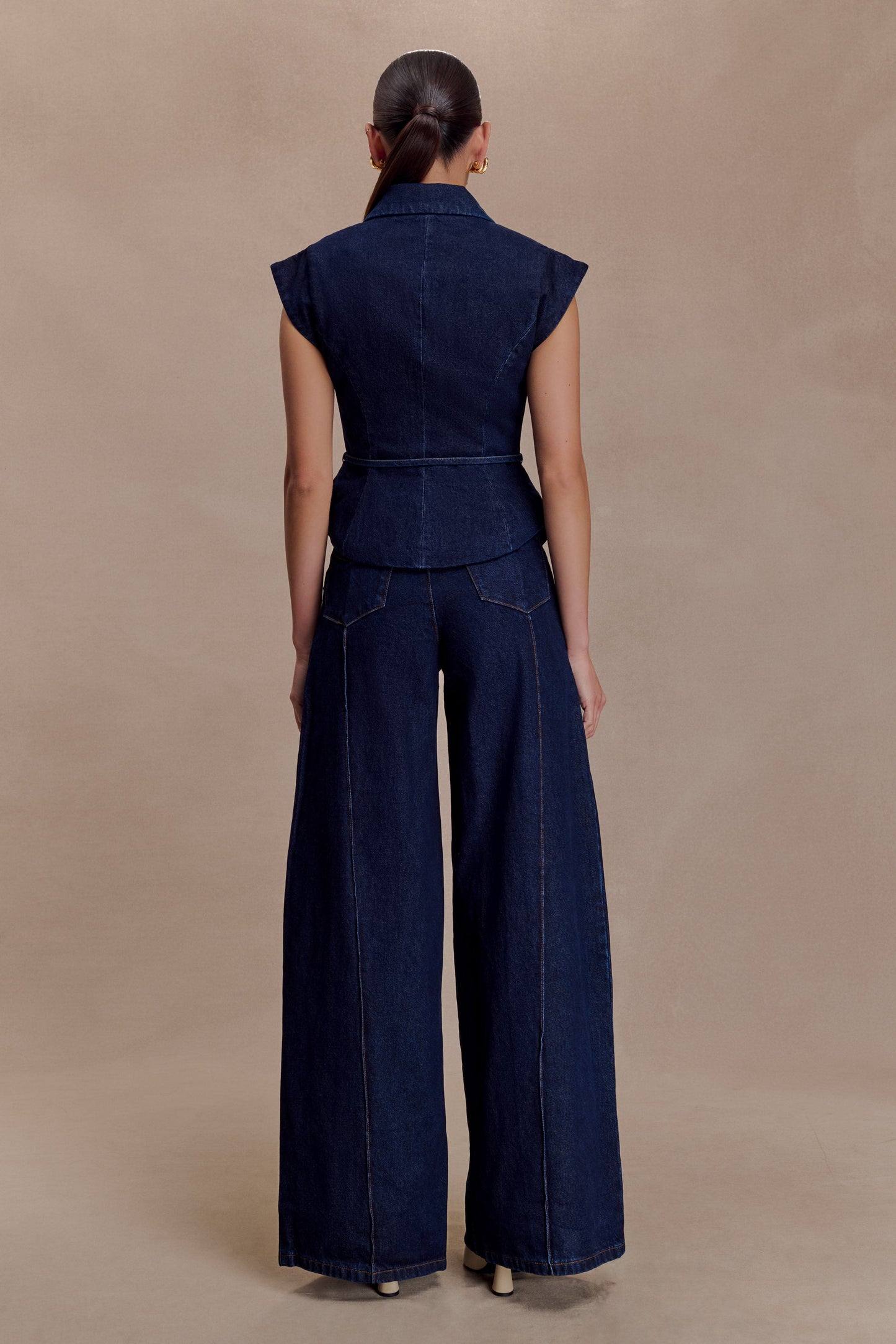 Beatrix High Rise Denim Jeans - Indigo Blue