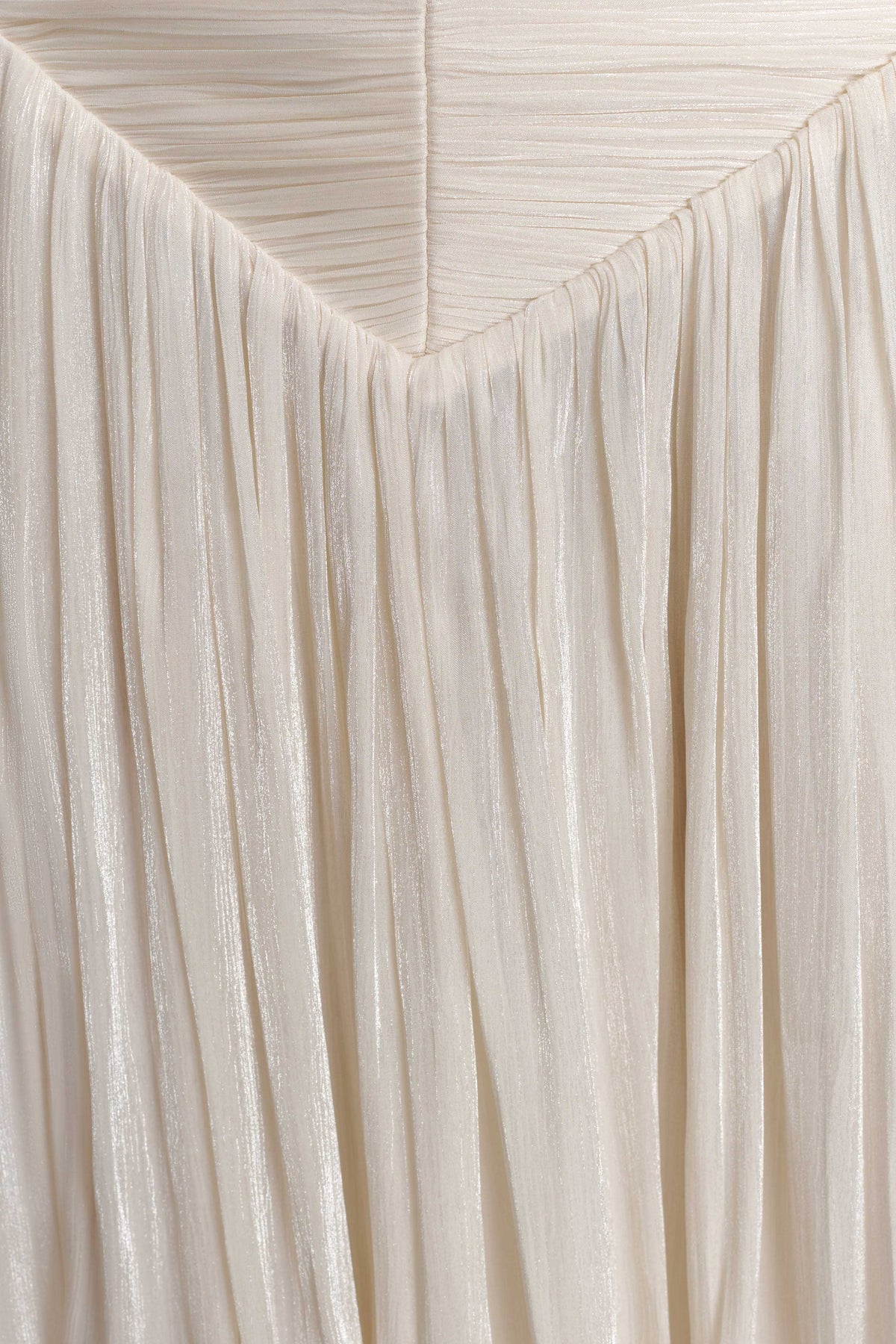 Makena Gathered Midi Skirt - Opal White