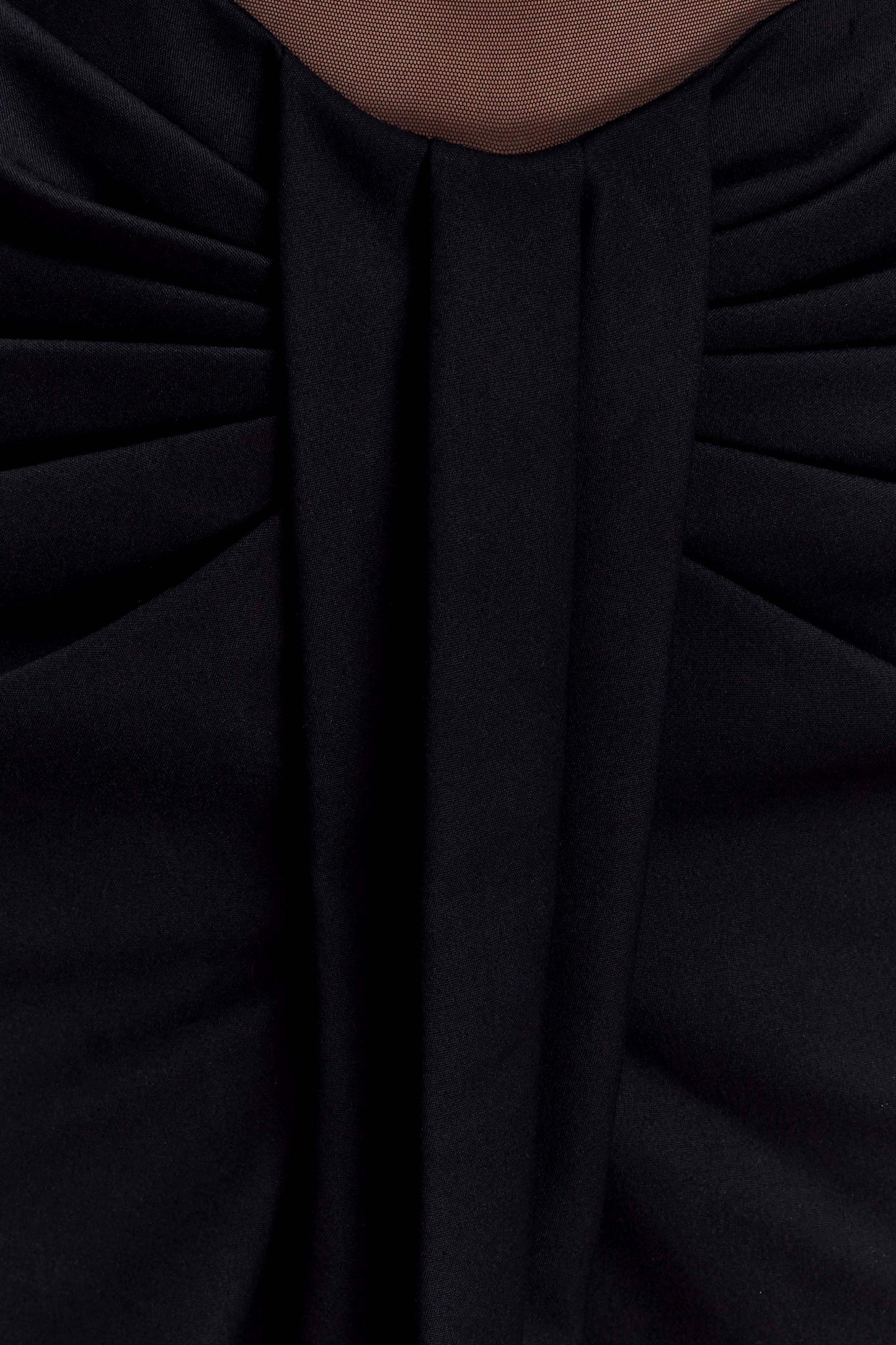 Paulina Cut Out Strapless Maxi Dress - Black