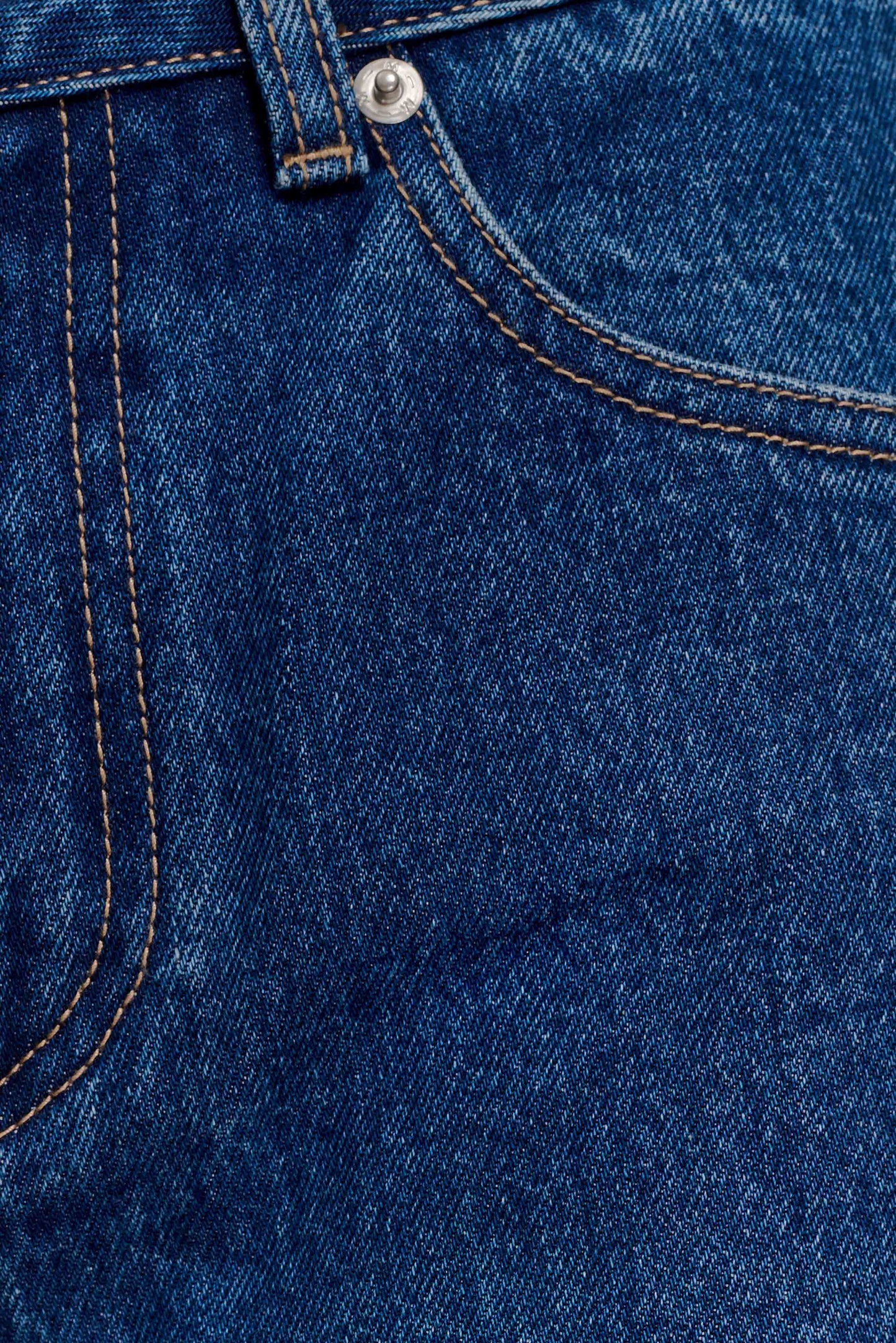 Georgette Mid Rise Paneled Denim Jeans - Dark Blue