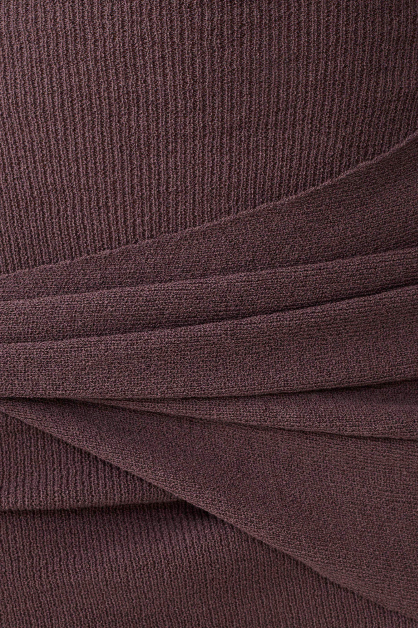 Lucien Cowl Neck Mini Dress - Peppercorn