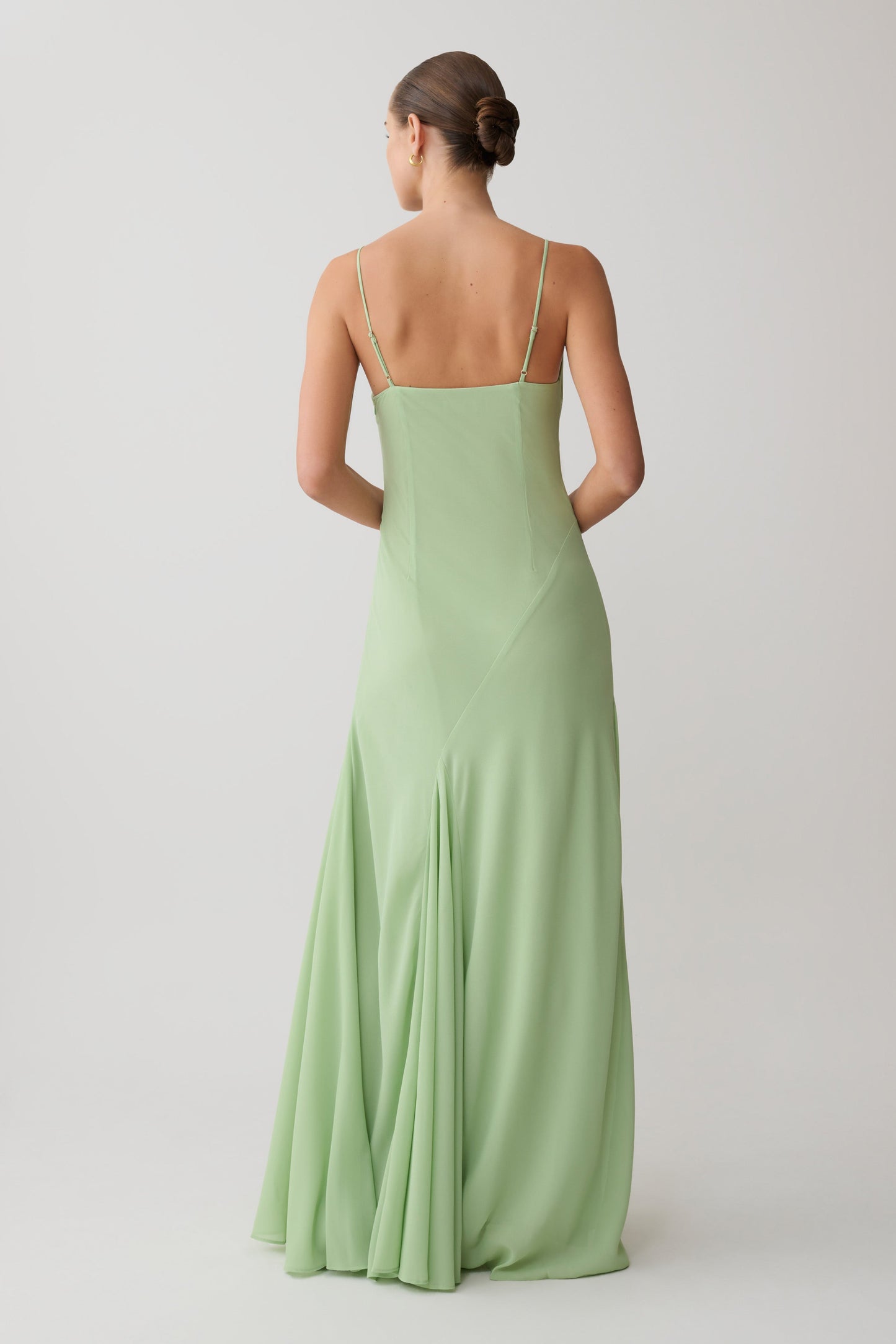 Aurelia Chiffon Maxi Dress - Sage