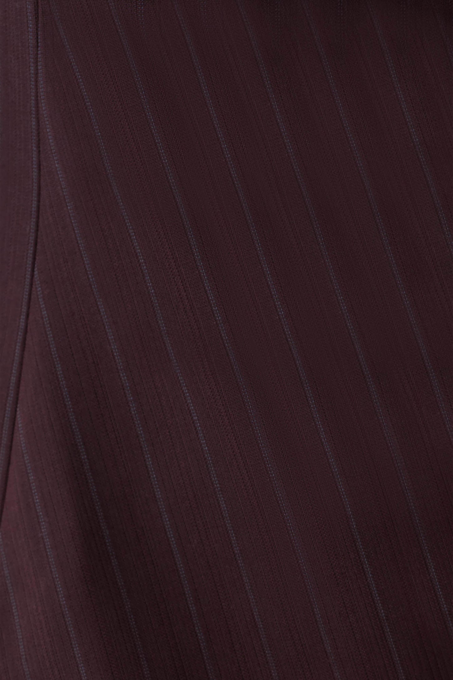 Agatha Square Neck Blazer - Plum Pinstripe